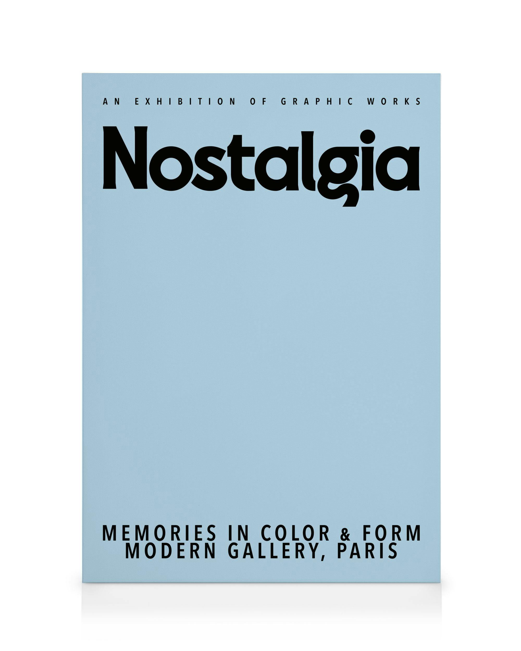 Canvas Prints Nostalgia Paris Canvas print (70x100 cm - Black Frame)