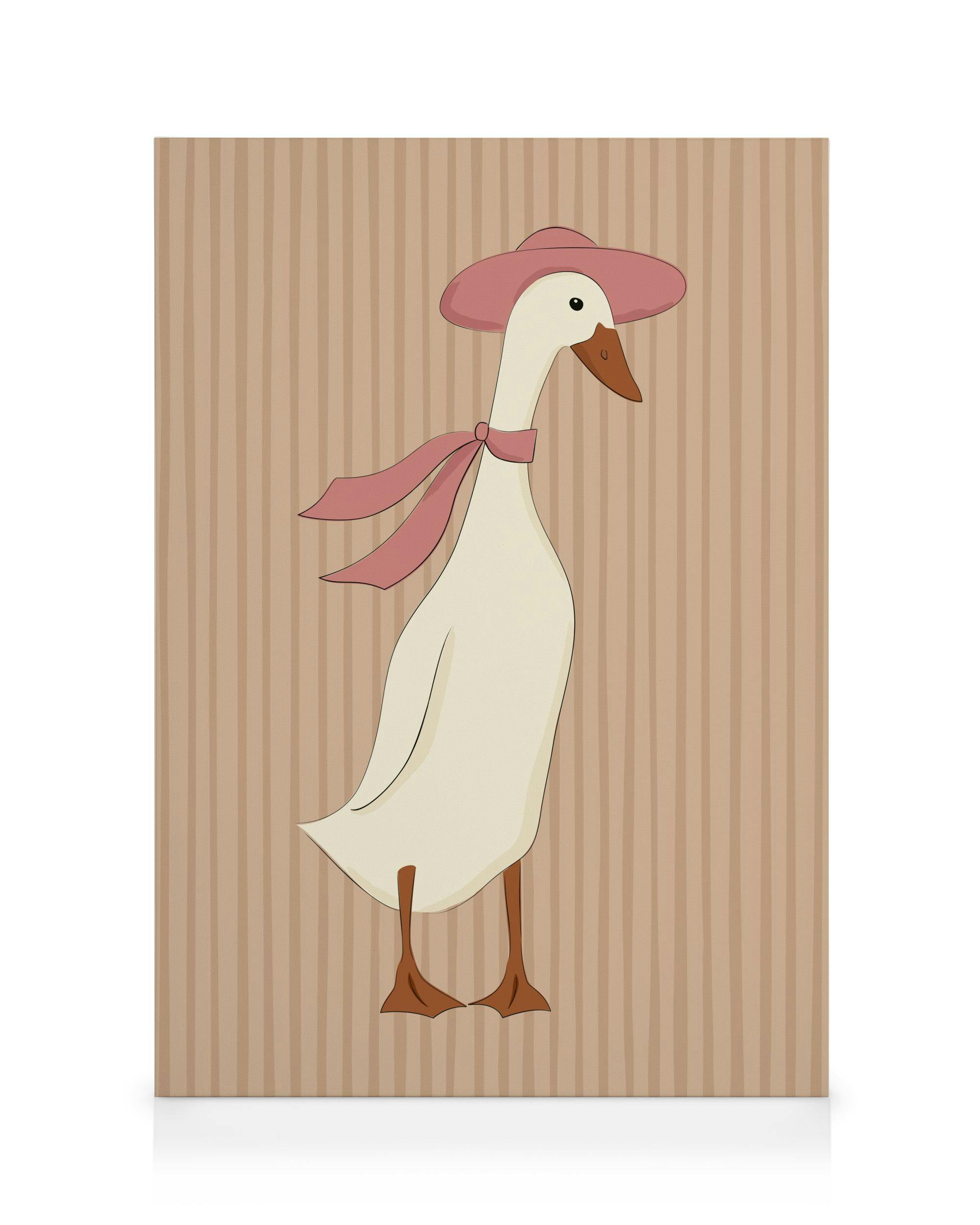 Canvas Prints Mademoiselle Margot Canvas print (50x70 cm - Oak Frame)