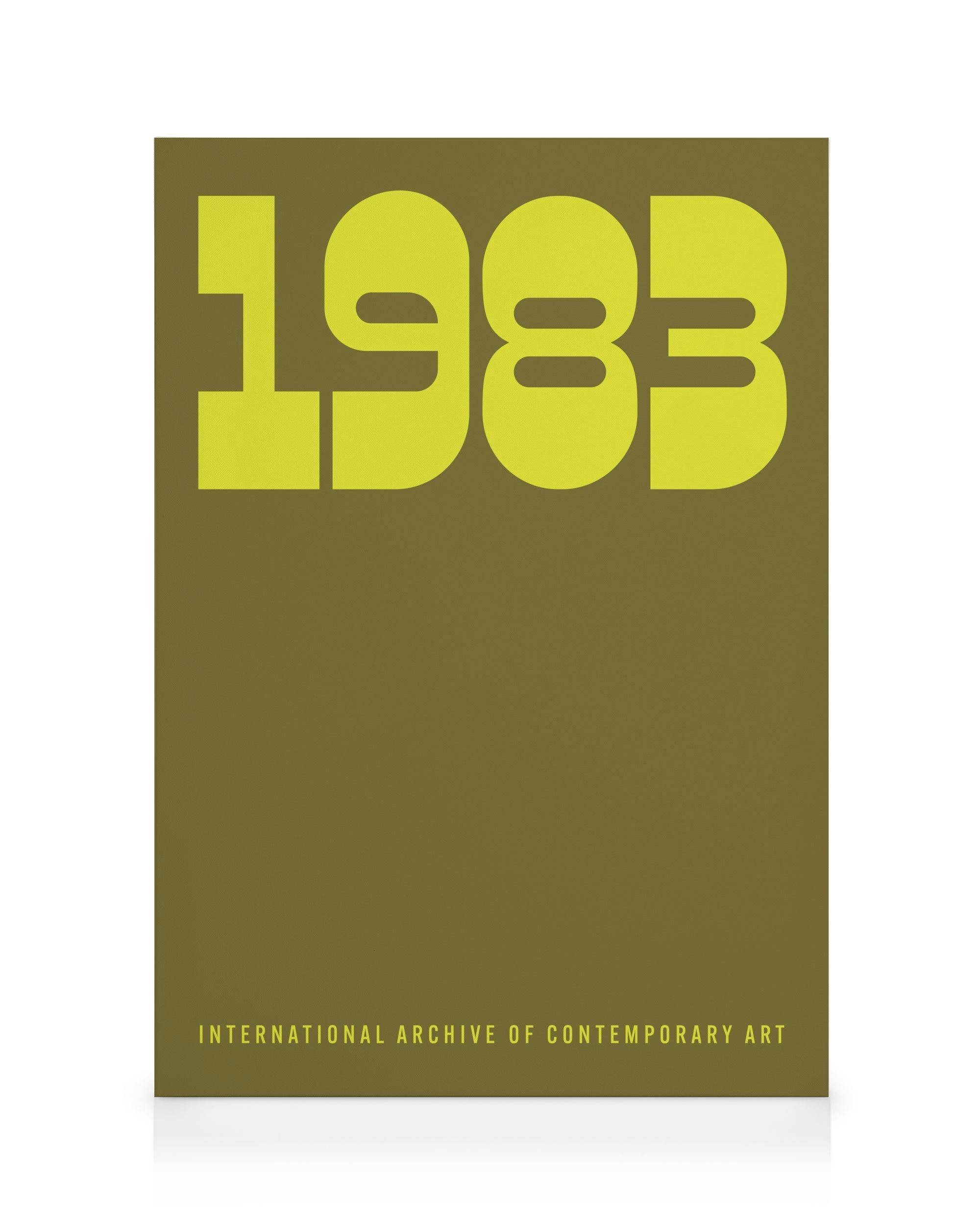 Canvas Prints 1983 Canvas print (30x40 cm - Dark Oak Frame)