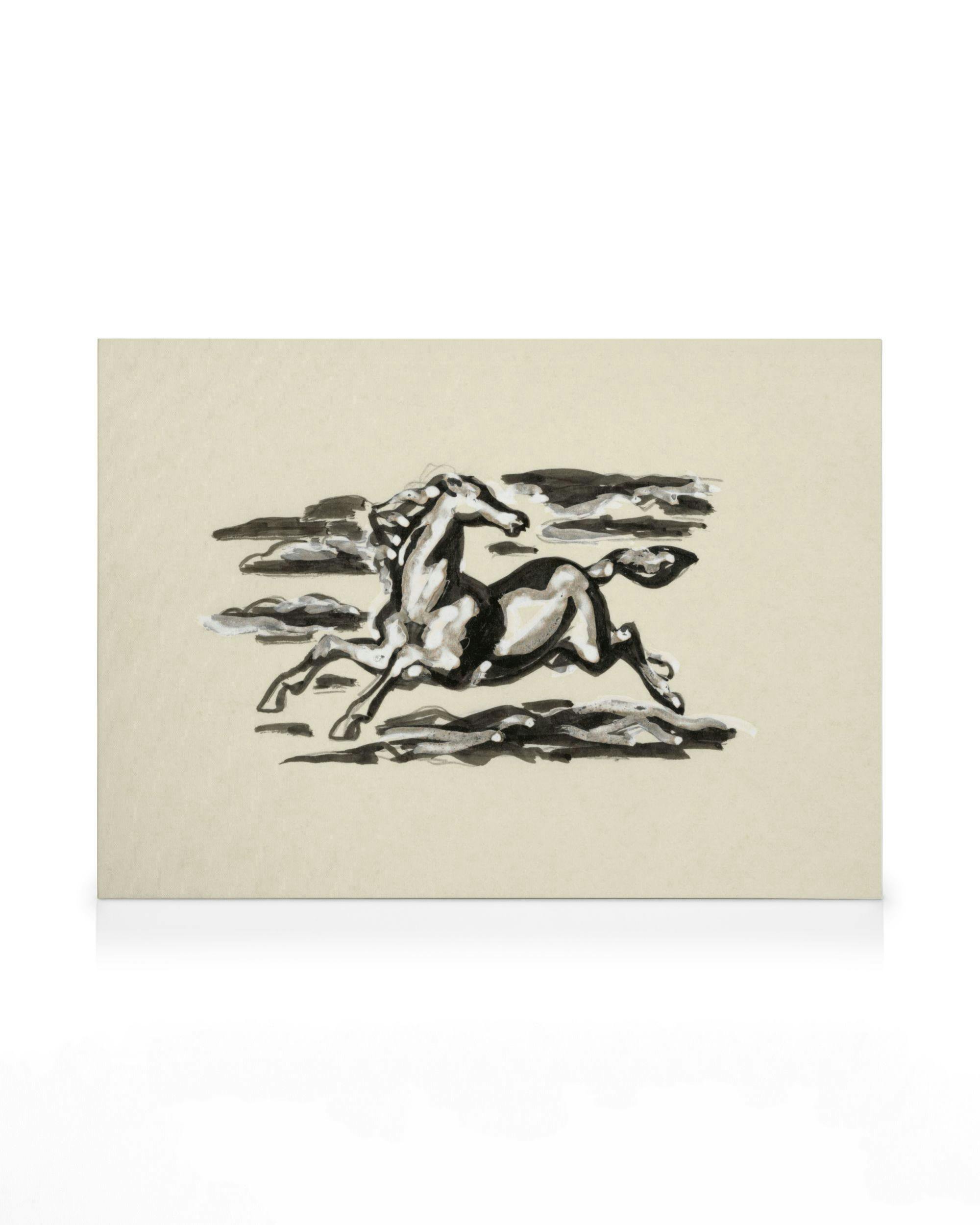 Canvas Prints Leo Gestel - Galopperend Paard Canvas print (30x40 cm)