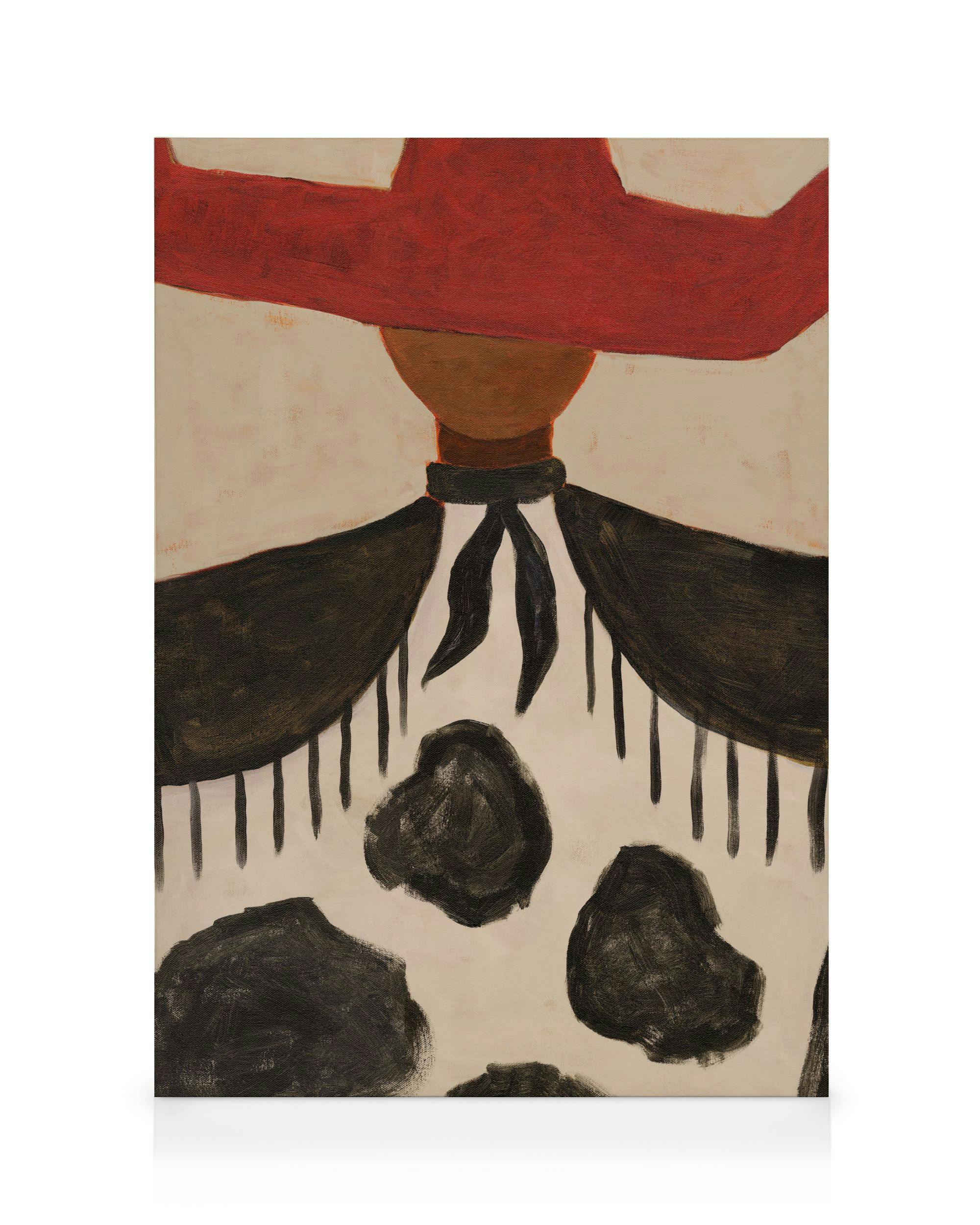 Canvas Prints Big Hat Energy Canvas print (70x100 cm - Black Frame)