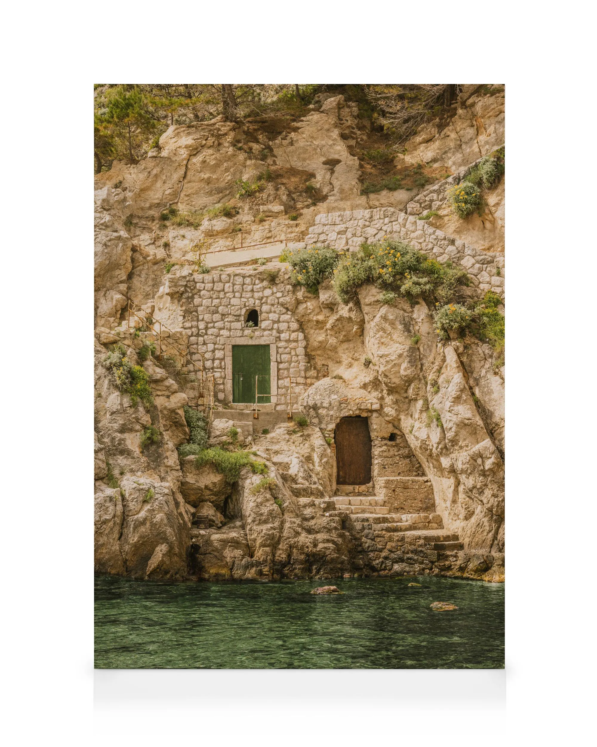 Beneath the Cliffs Canvas print 0
