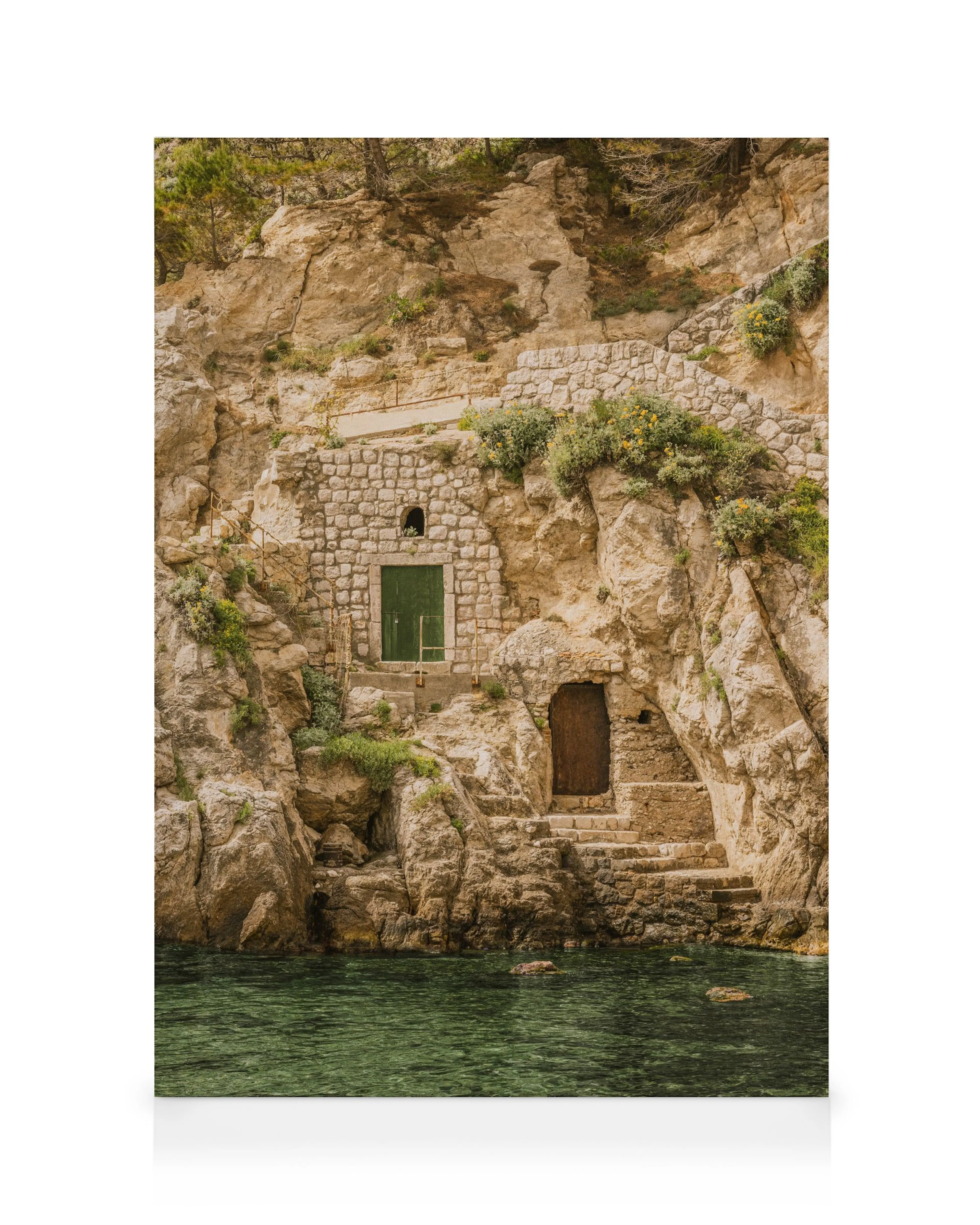 Beneath the Cliffs Canvas print 0