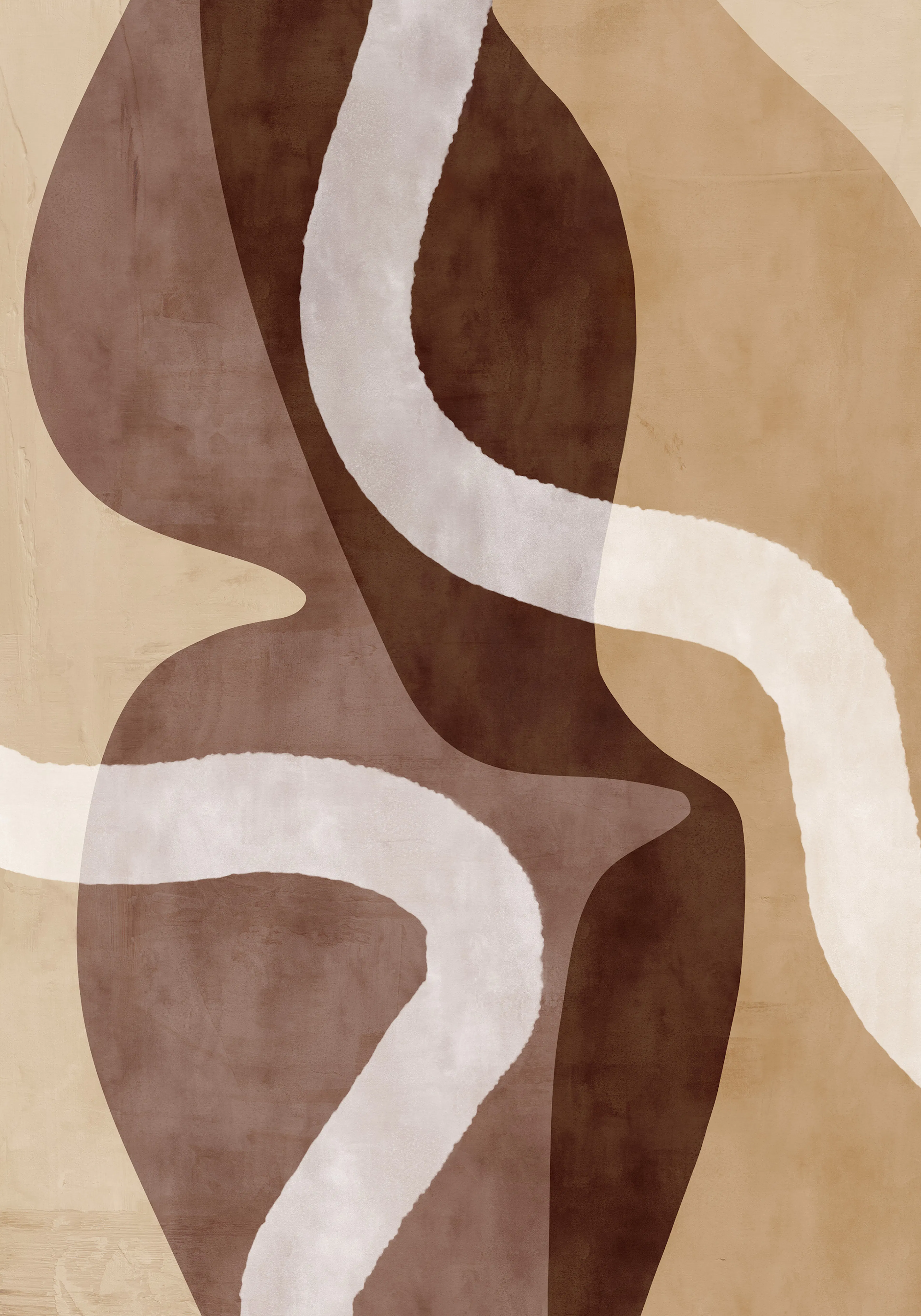 Earth Tone Abstraction No1 Poster 0
