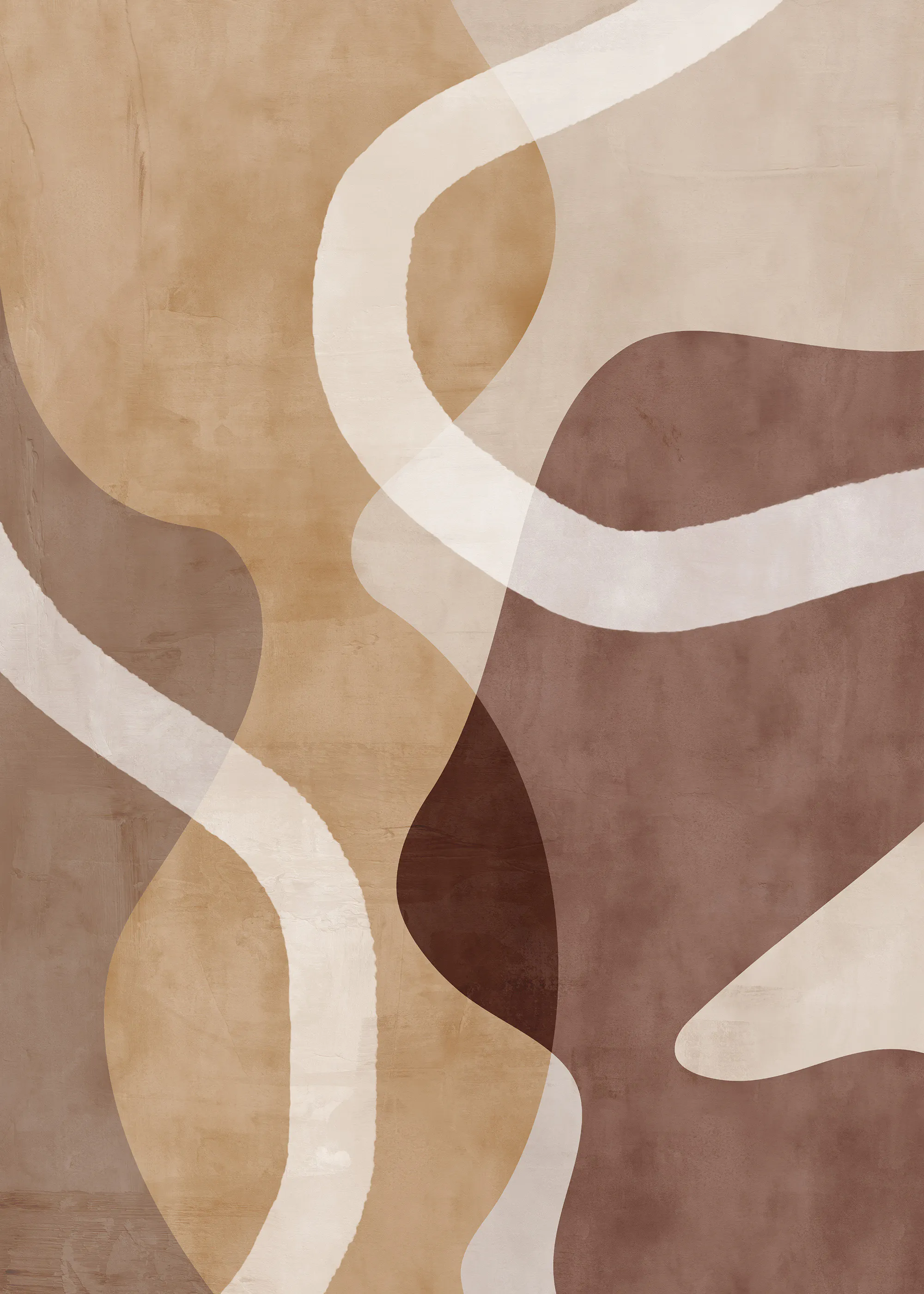 Earth Tone Abstraction No2 Poster 0