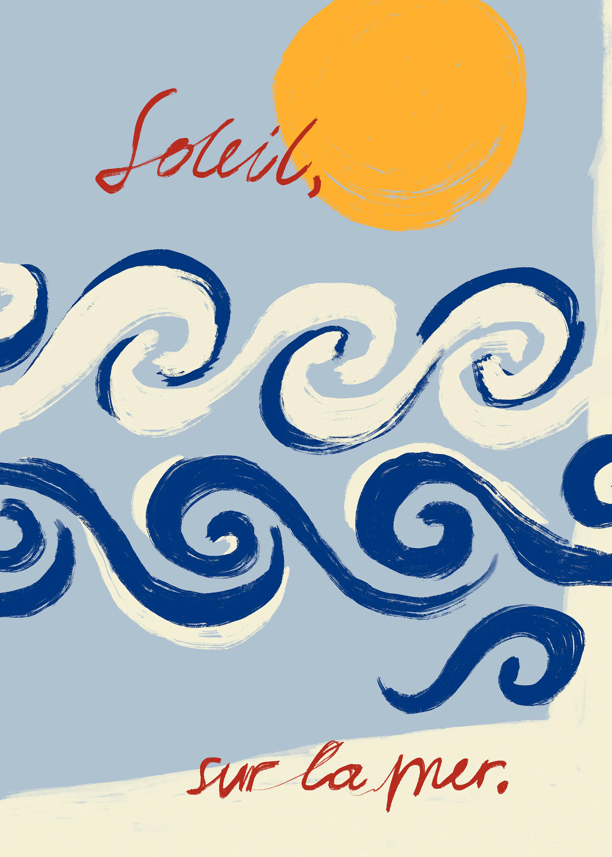 Soleil Sur la Mer Print 0