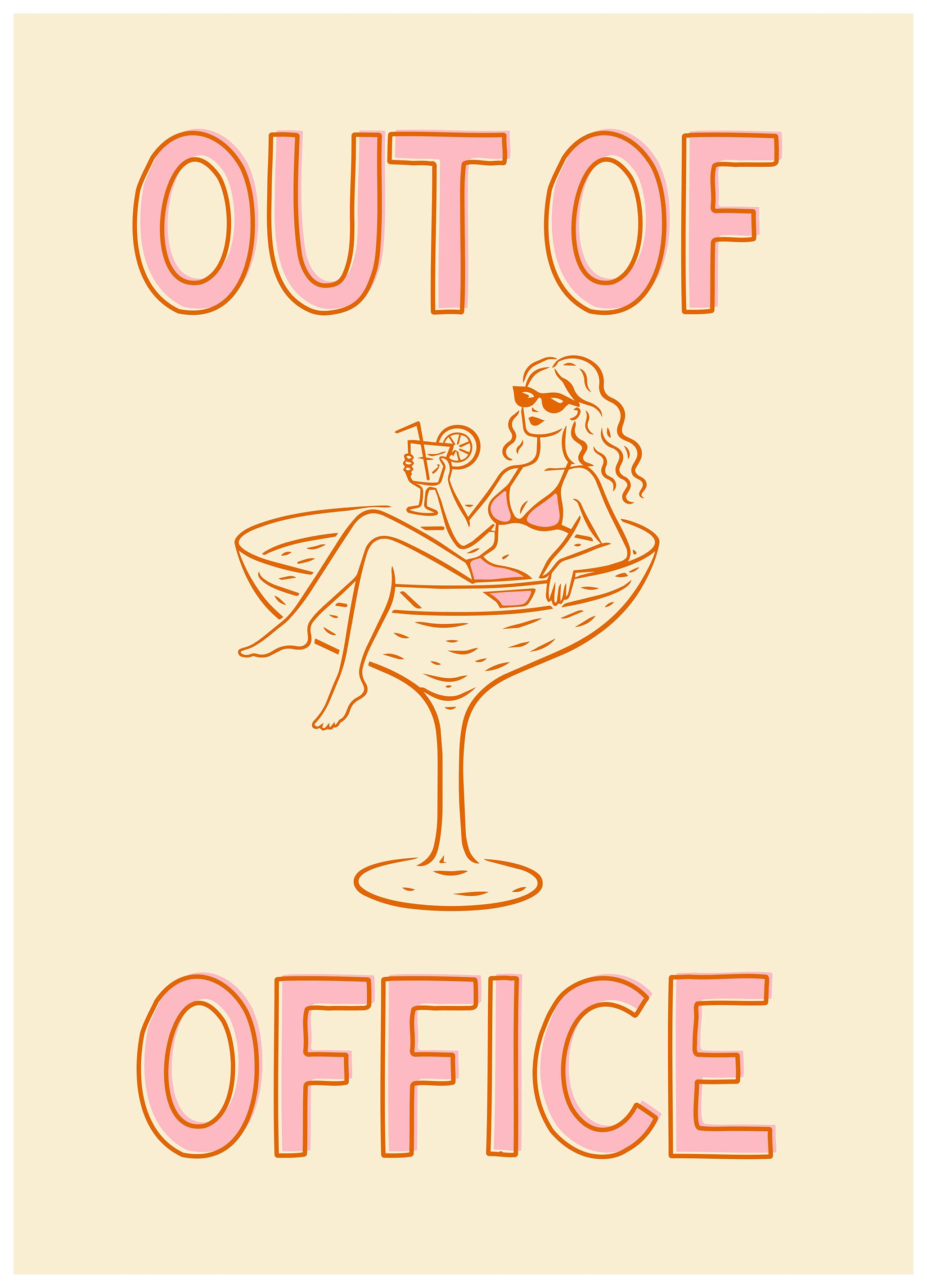 Out of Office Poster (40x50 cm)