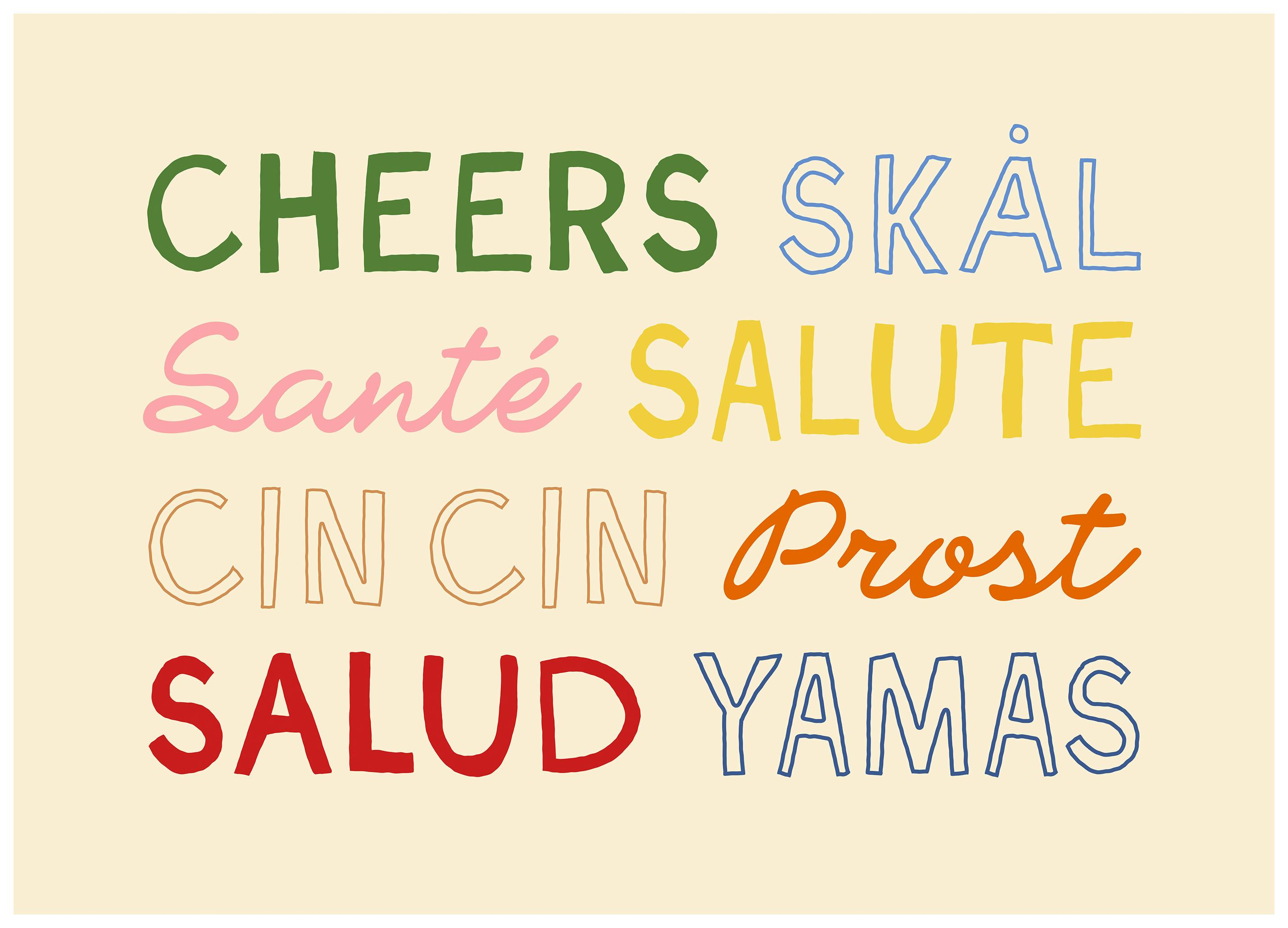 Cheers Poster (70x100 cm)