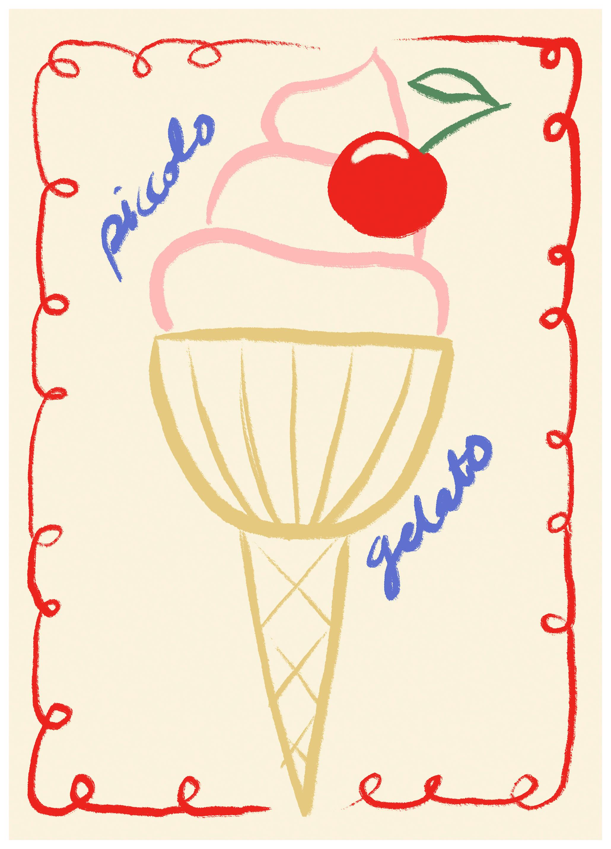 Piccolo Gelato Poster (21x30 cm)