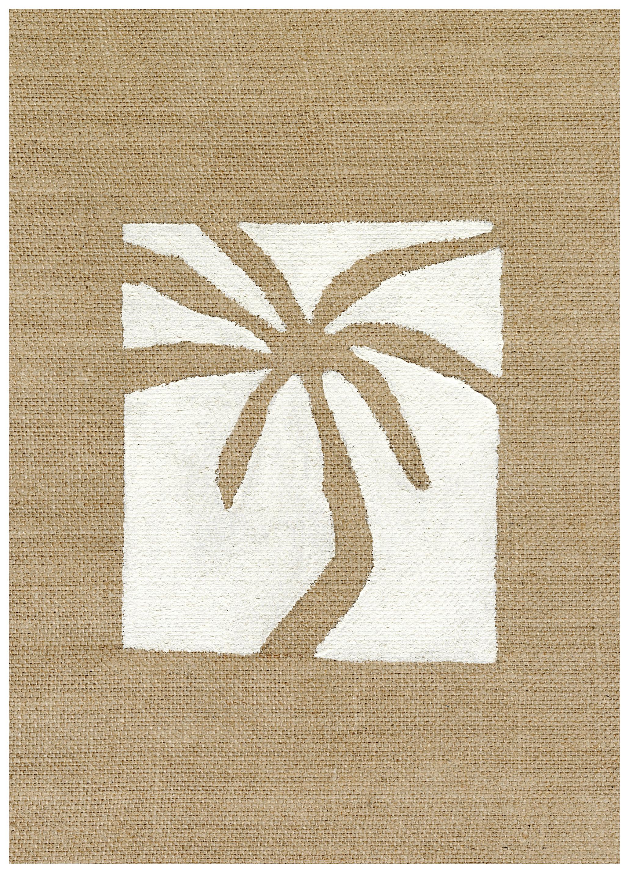 Linen Palm Tree Affiche (50x50 cm) - Affiches art graphique par Desenio