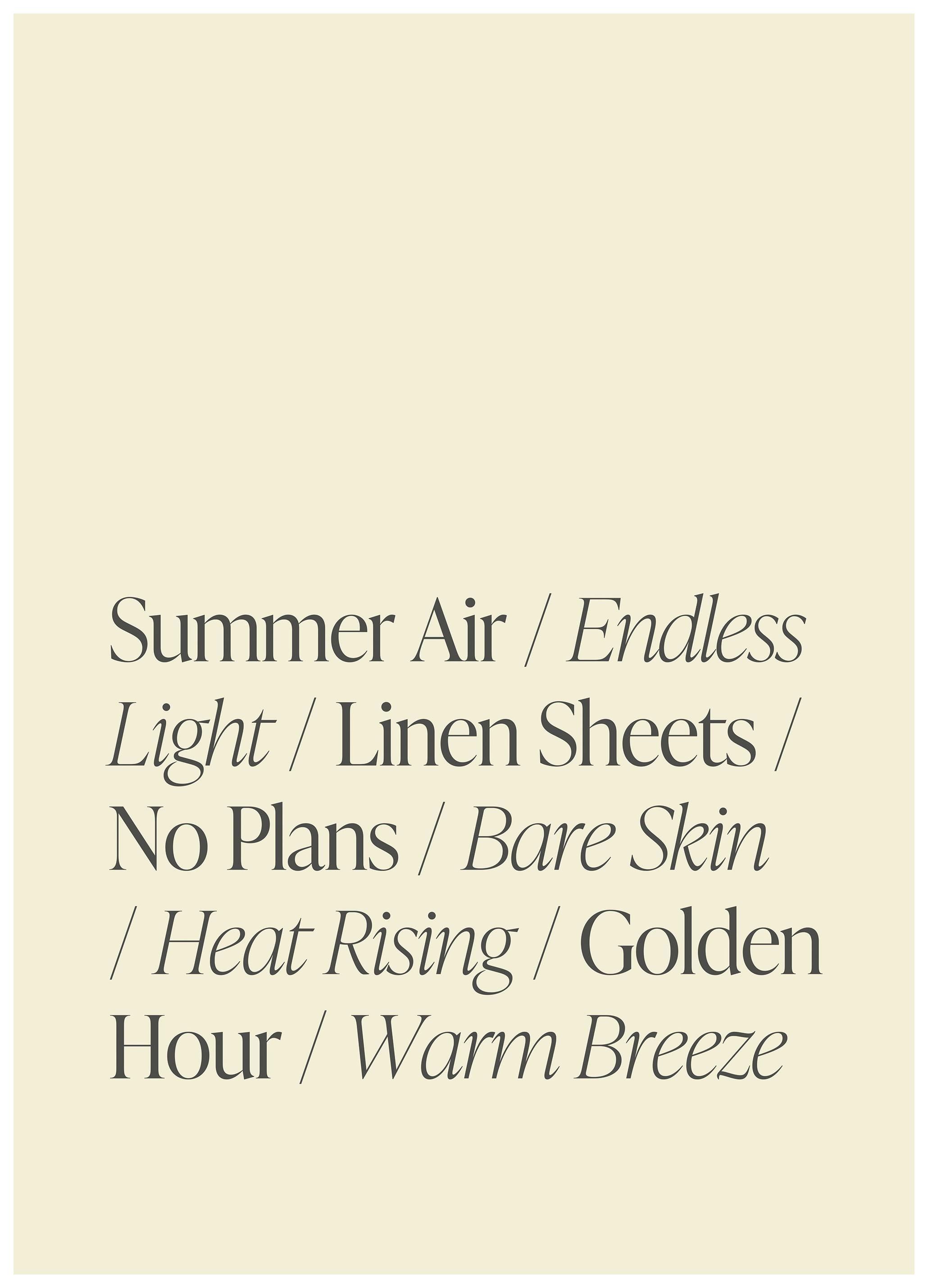 Summer Air Poster (40x50 cm)