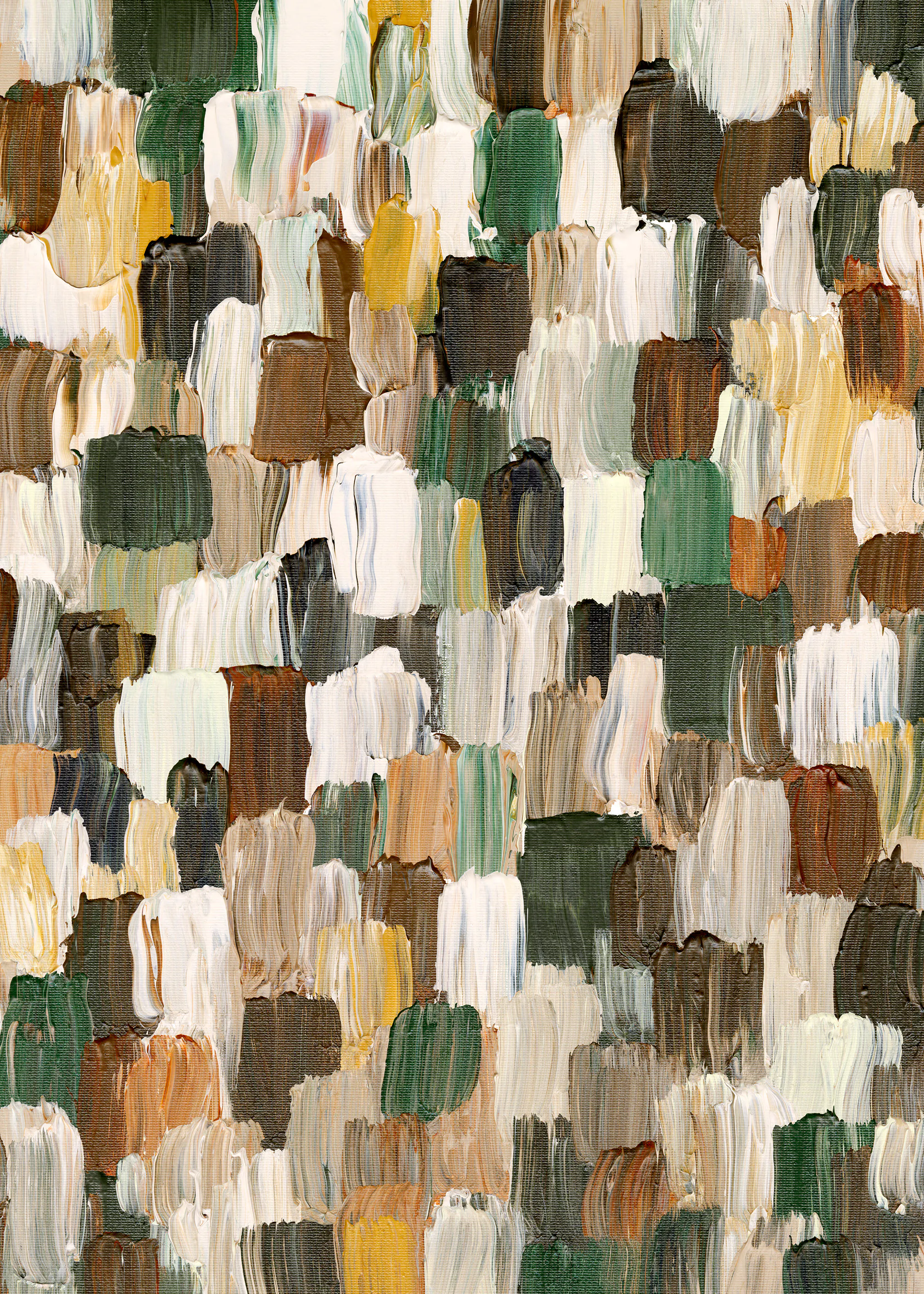 Earth Toned Strokes Affiche 0