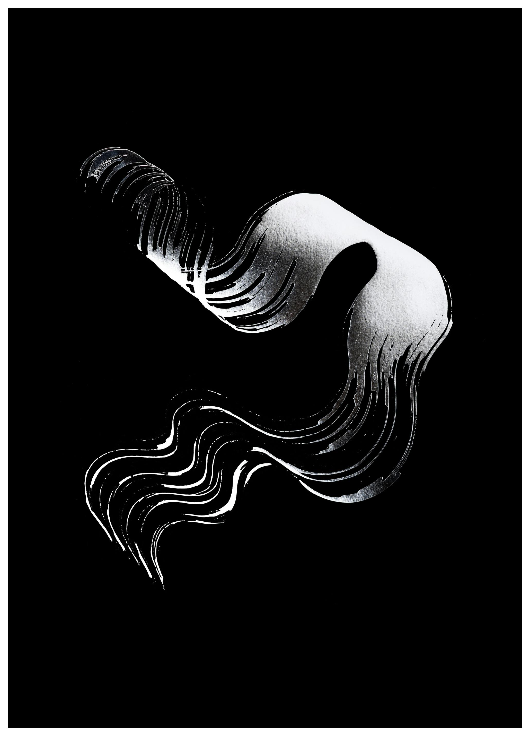 Silver Veil Print (50x70 cm)