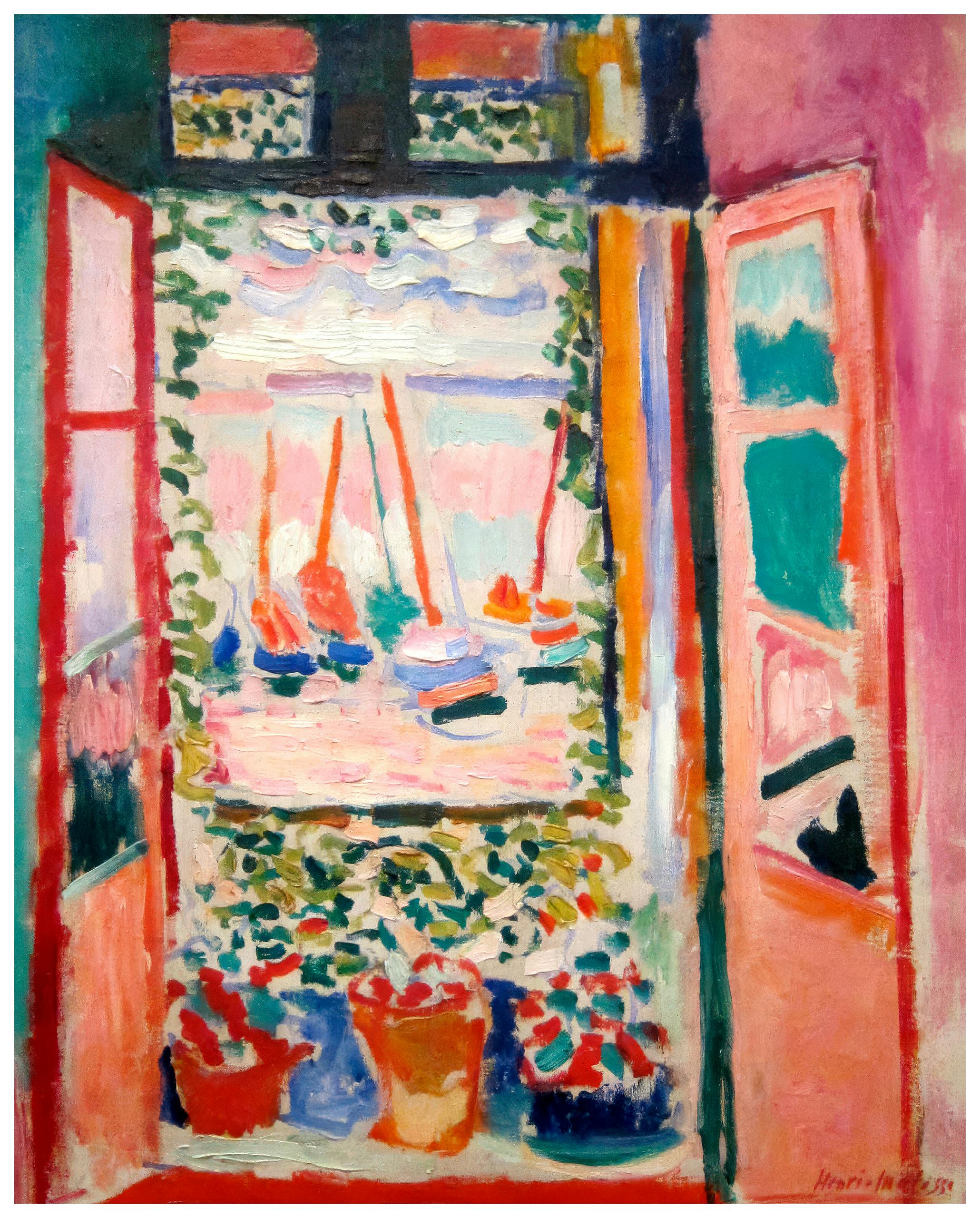 Matisse - Open Window, Collioure Affiche (40x50 cm) - Matisse affiche par Desenio