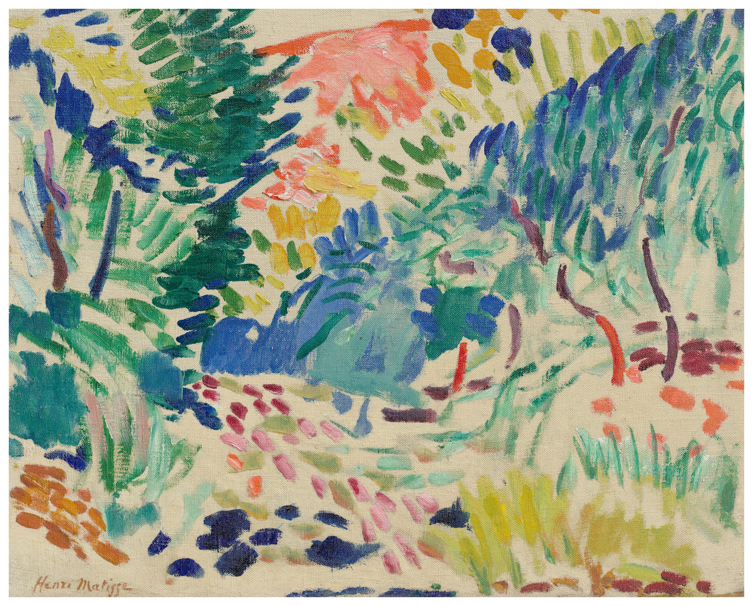 Matisse - Landscape at Collioure 1905 Poster (50x50 cm)