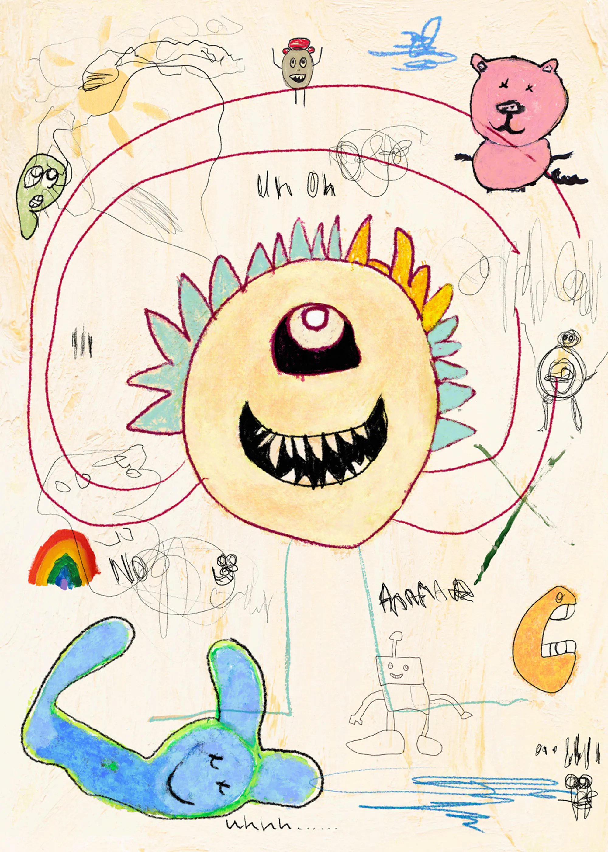 Doodle Monster Affiche 0