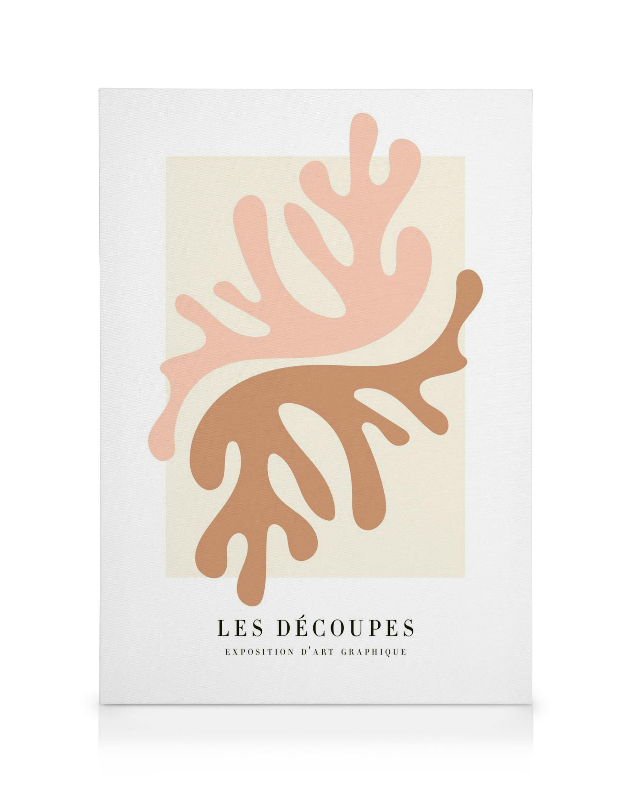 Canvas Prints Cut-Out Coral Canvas print (30x40 cm)