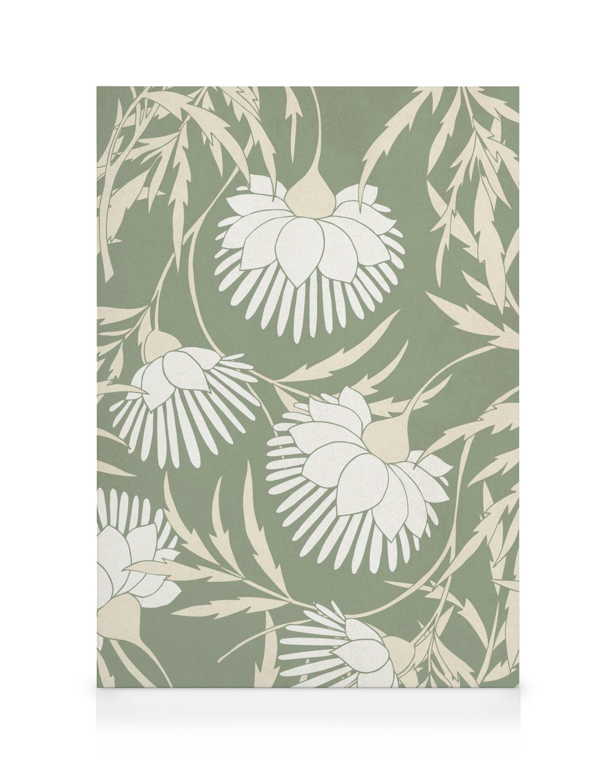 Canvas Prints Flowers in Pattern Canvas print (30x40 cm)