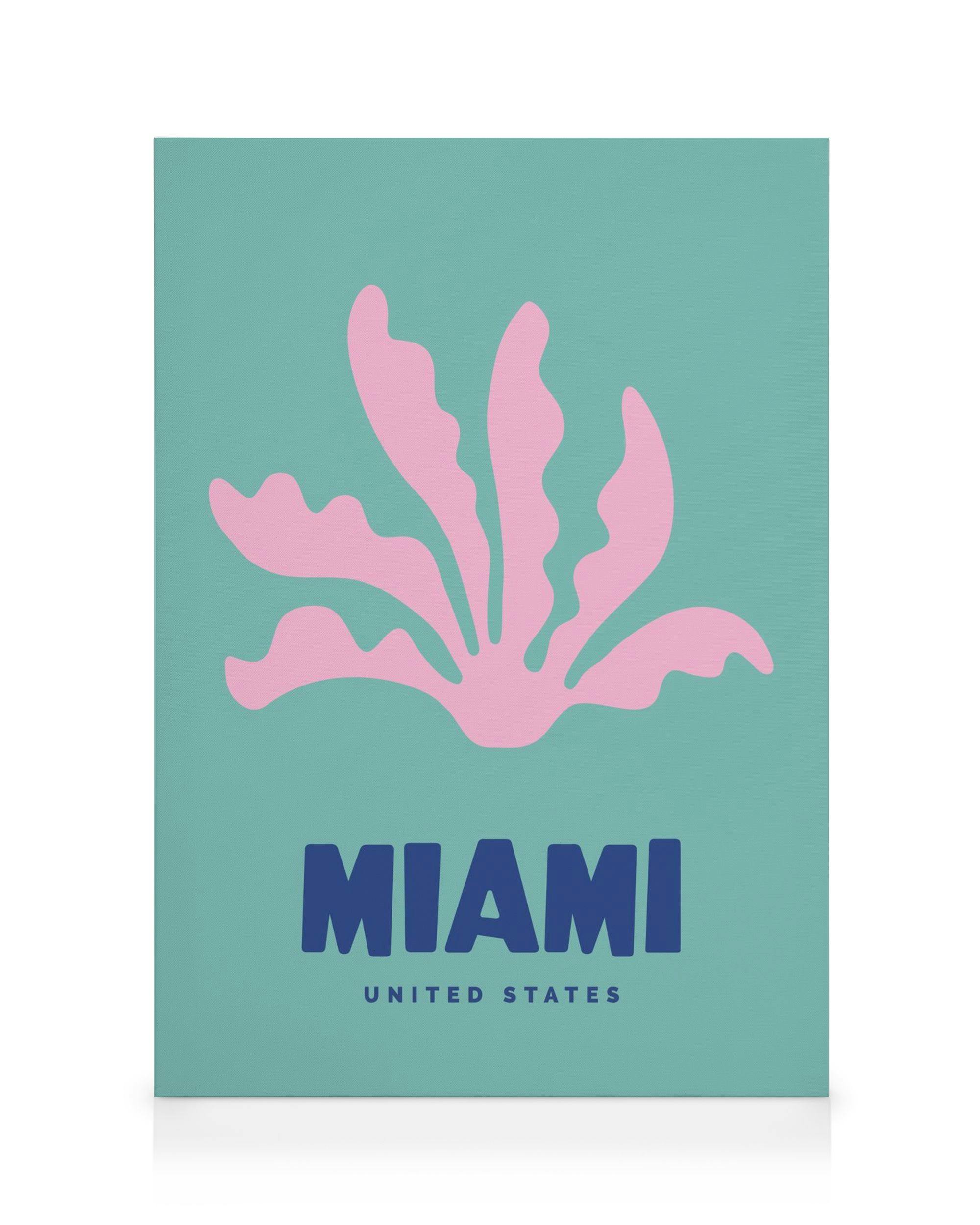 Leinwandbilder Graphic Miami Leinwandbild (30x40 cm)