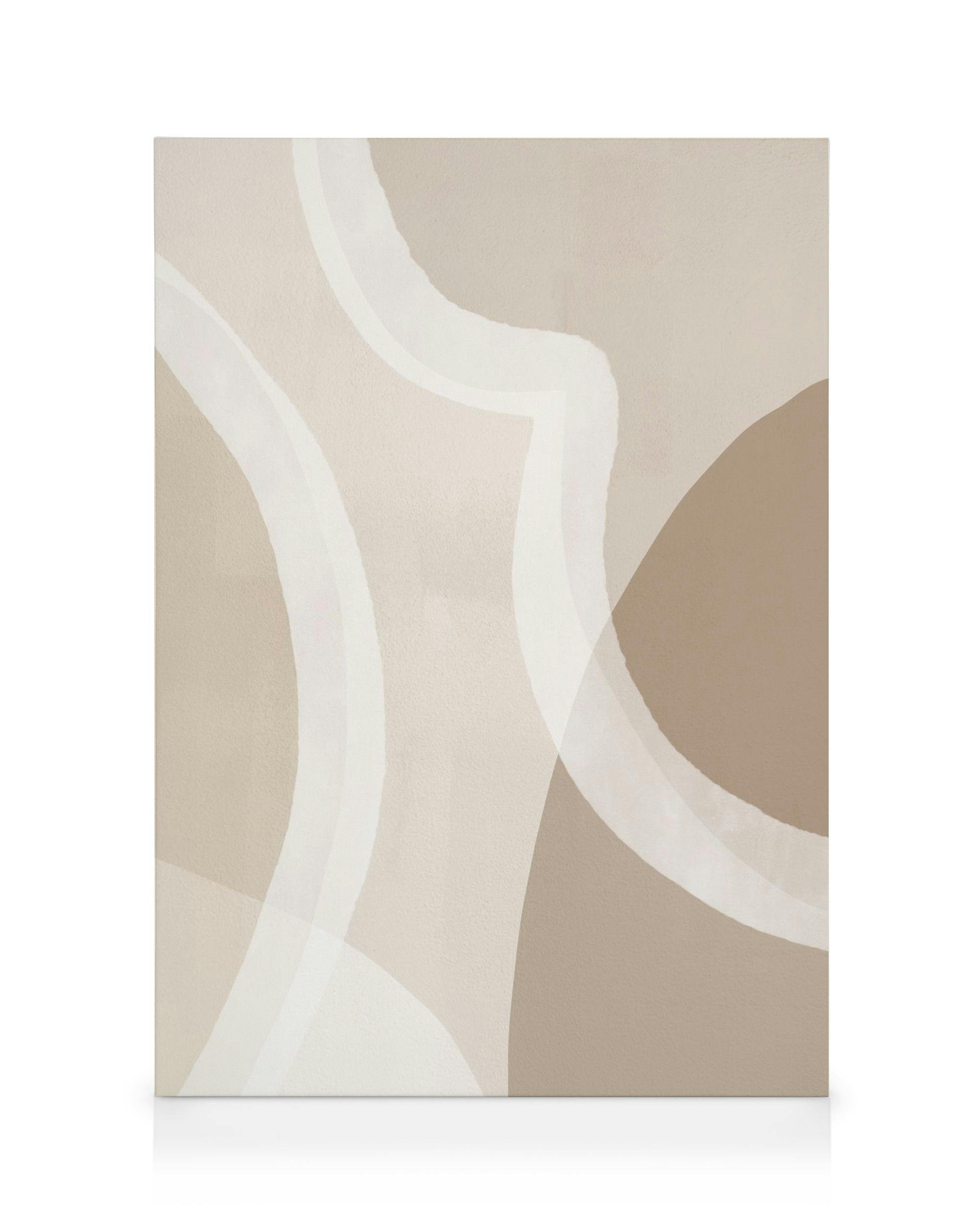 Leinwandbilder Beige Abstract No1 Leinwandbild (30x40 cm)