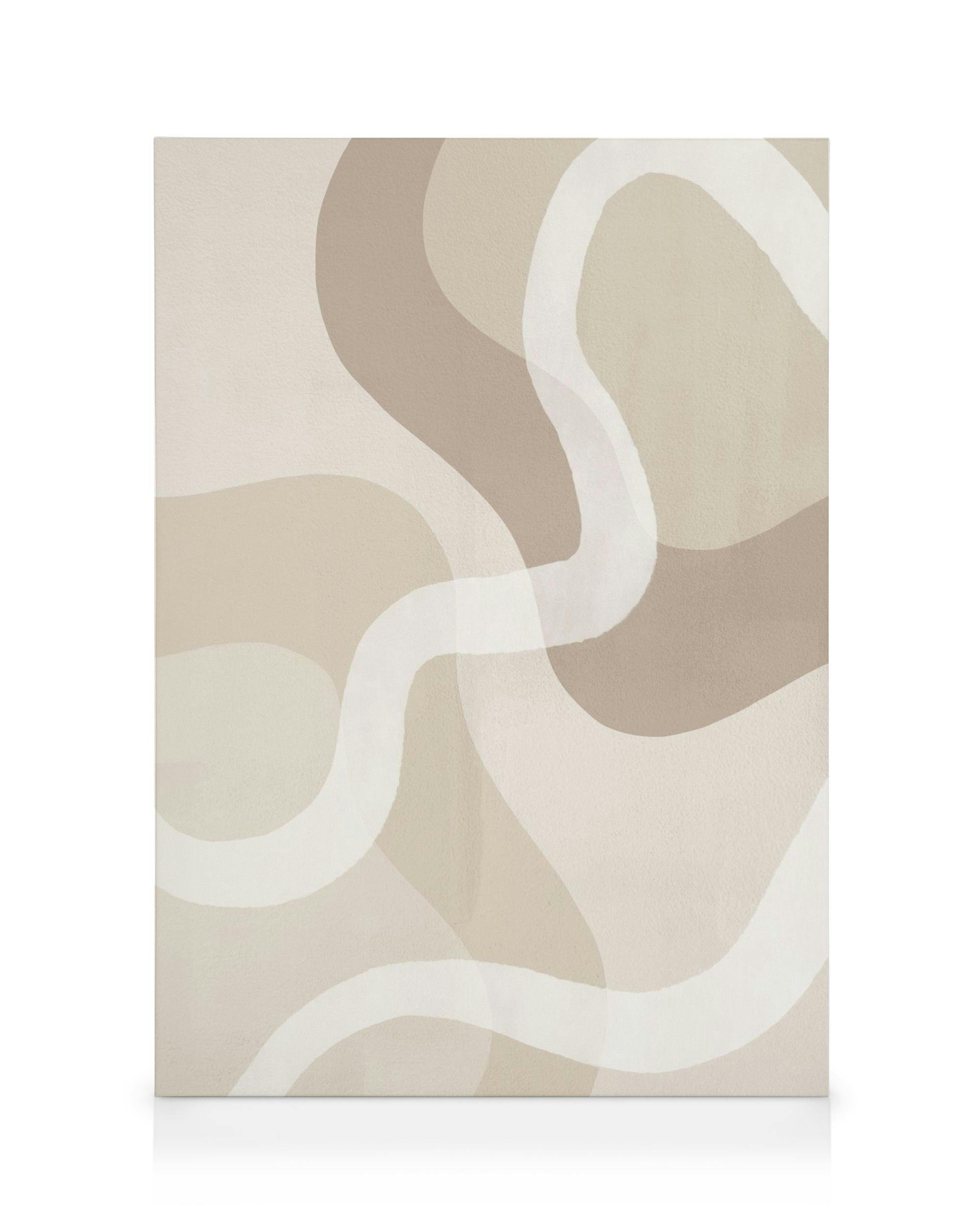 Canvas Prints Beige Abstract No2 Canvas print (50x70 cm)