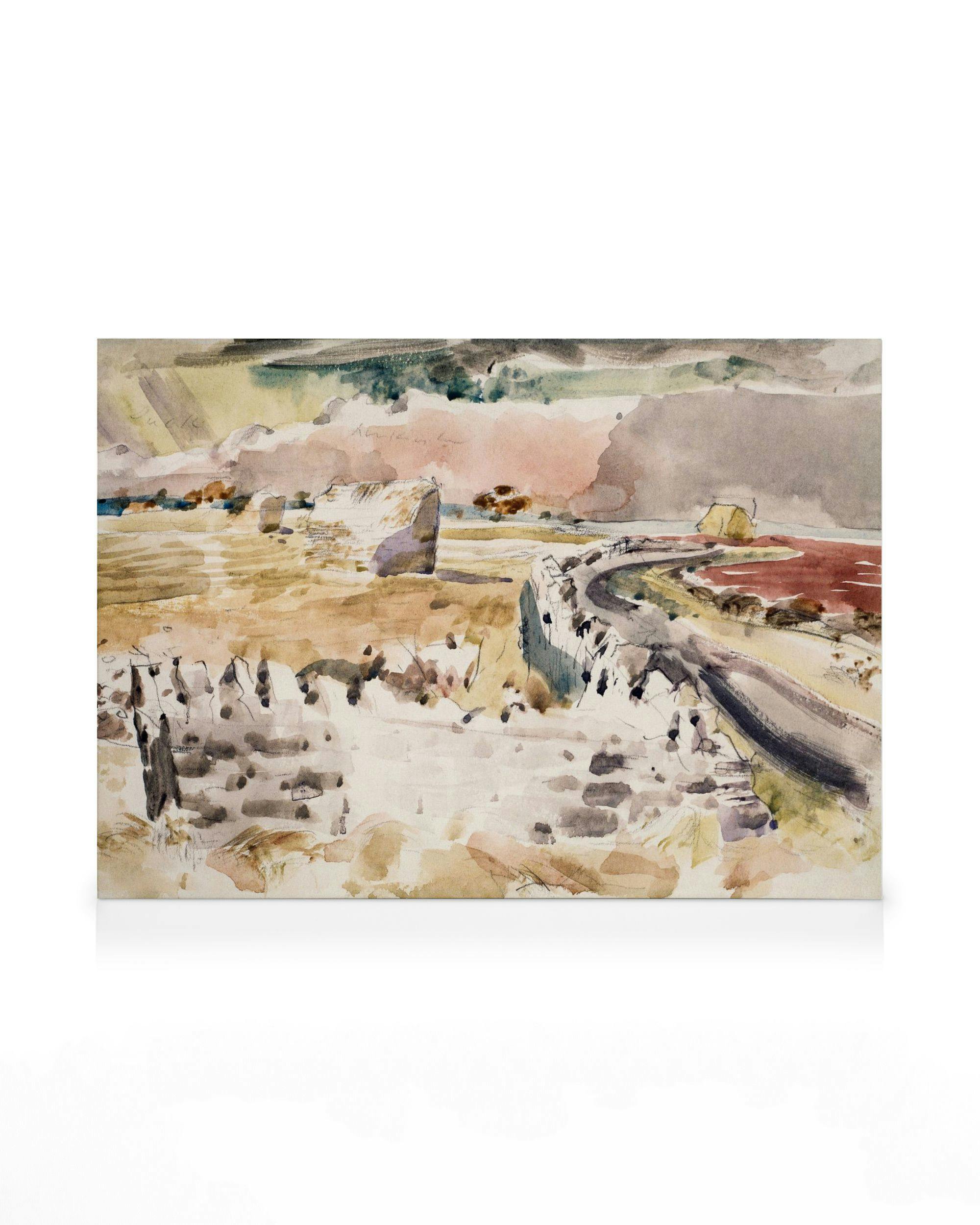 Telas decorativas Paul Nash - Oxfordshire Landscape Quadro em tela (30x40 cm)
