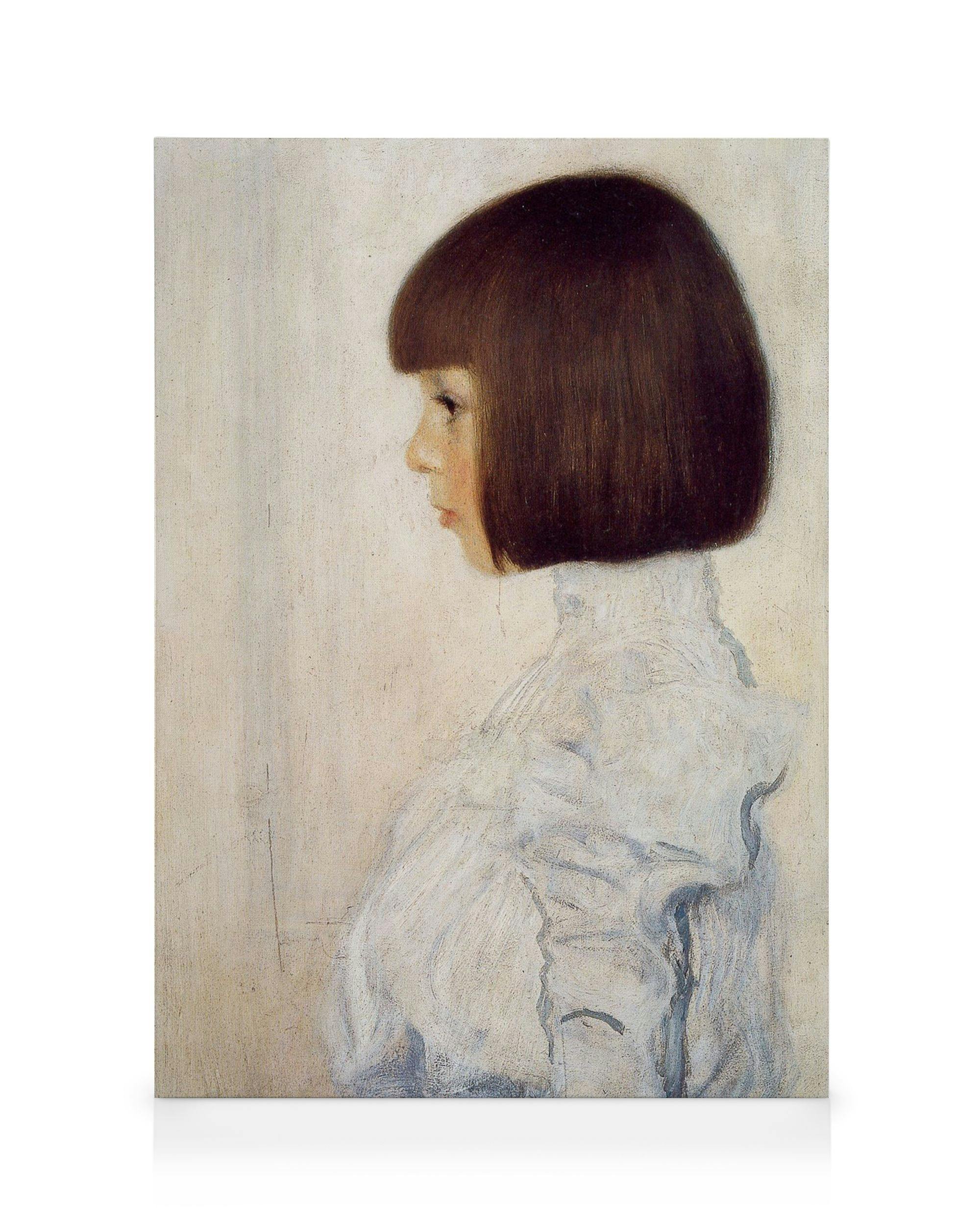 Gustav Klimt - Portrait of Helene Klimt Stampa su Tela (50x70 cm - Cornice in rovere)-Stampe su tela