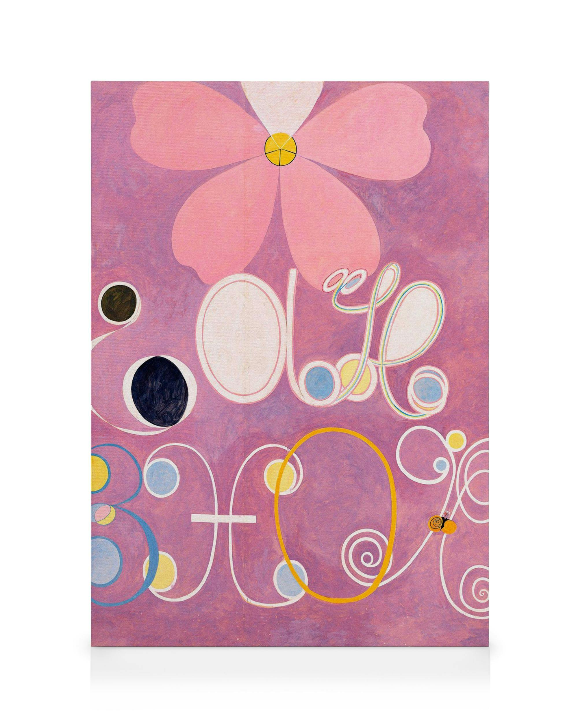 Canvas Prints Canvas print - The Ten Largest, No.5, Adulthood by Hilma af Klint (30x40 cm - Black Frame)