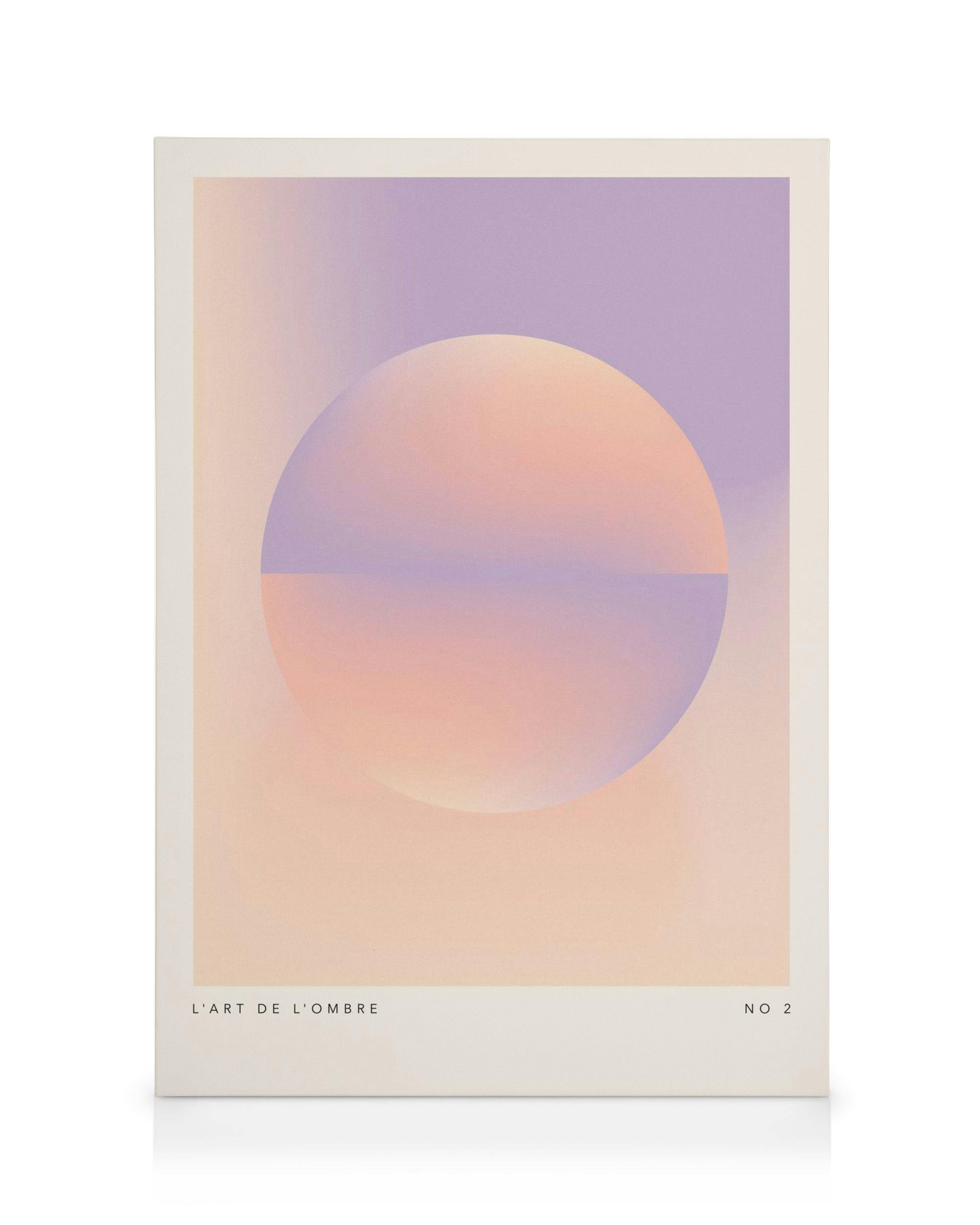 Canvas Prints L’Art de l’Ombre No2 Canvas print (50x70 cm - Oak Frame)
