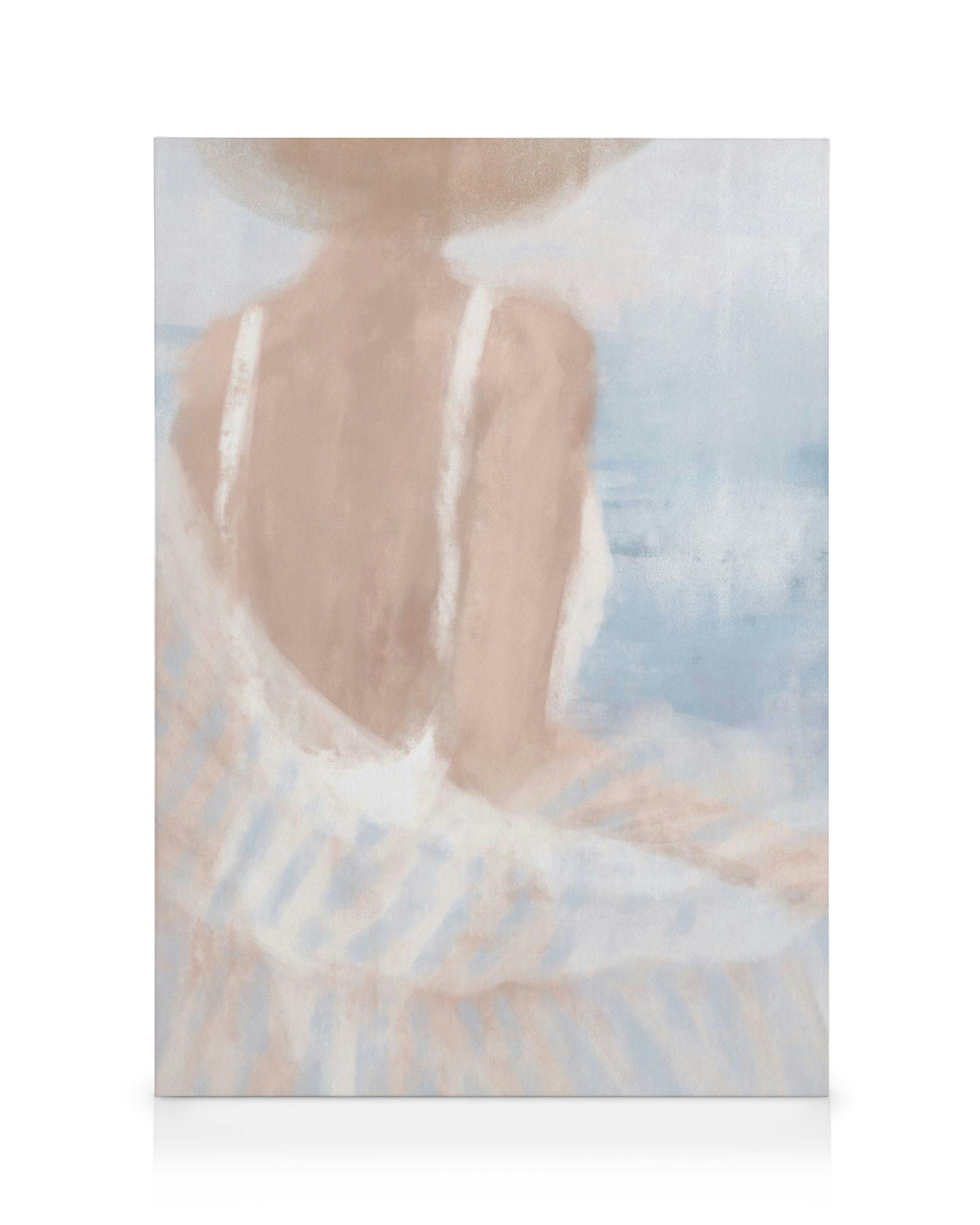 Girl by the Sea Lerret (50x70 cm - Eikeramme)