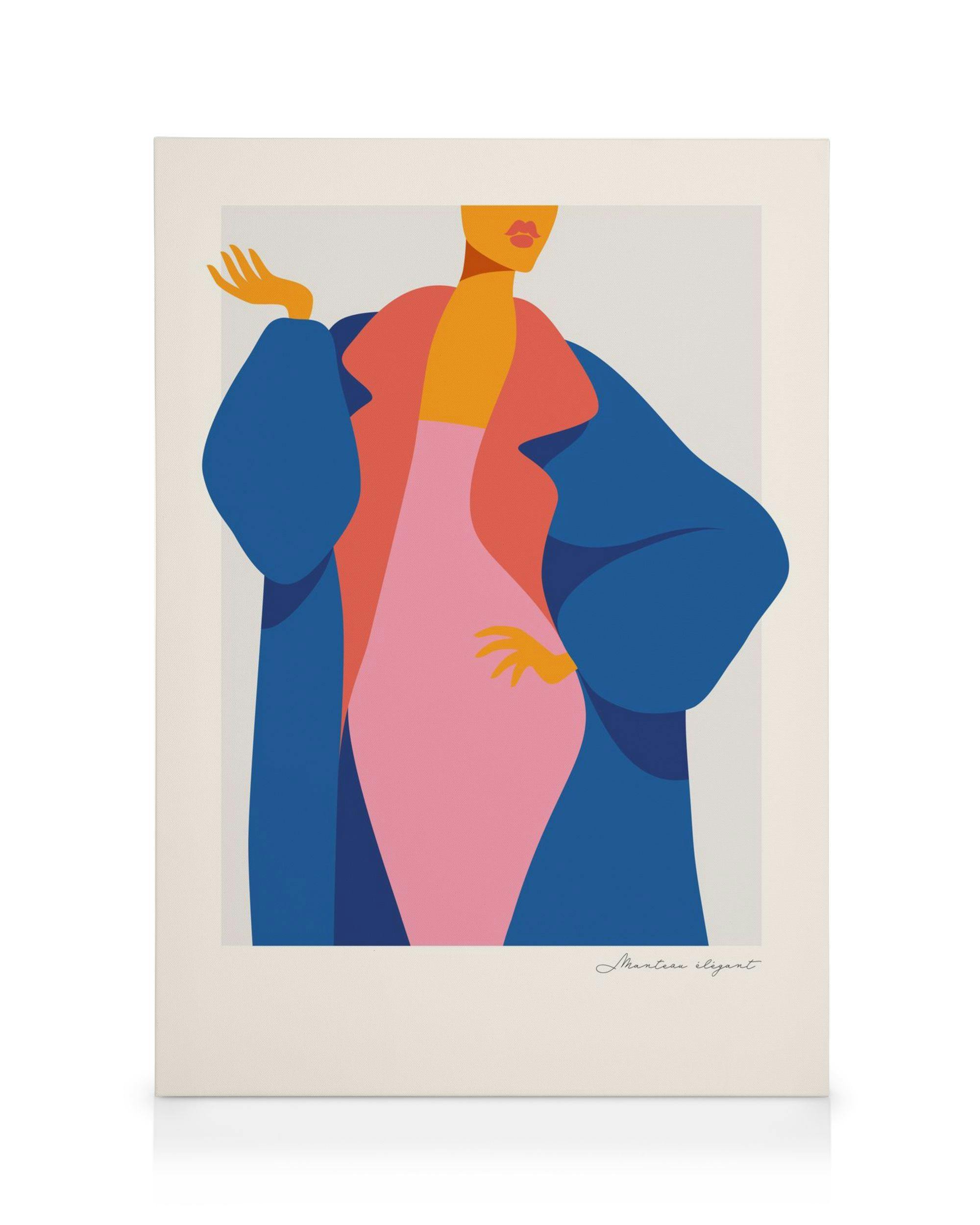 Canvastavlor Elegant Coat Canvastavla Canvastavla (50x70 cm)