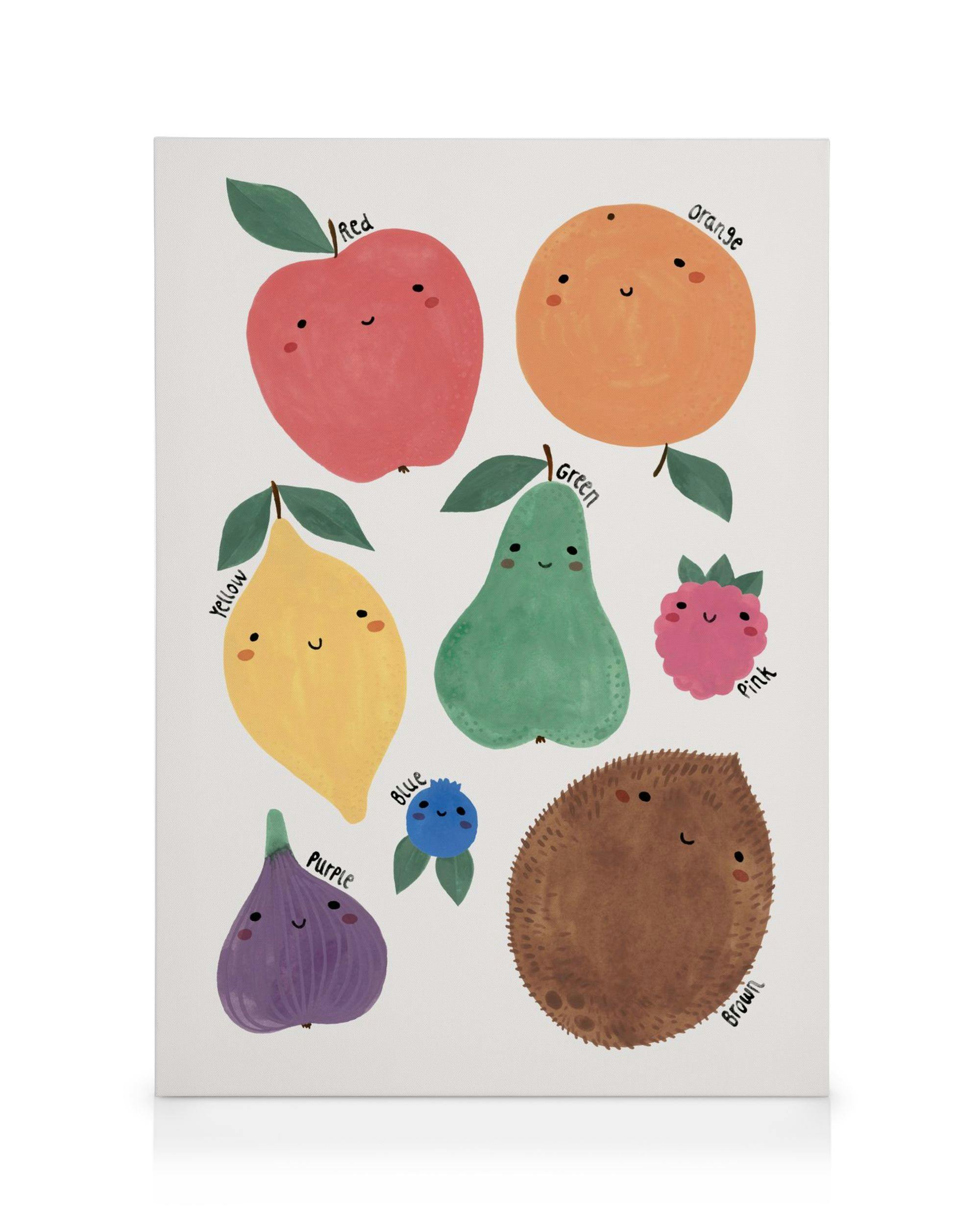 Canvas Prints Colorful Fruits Canvas print (30x40 cm)