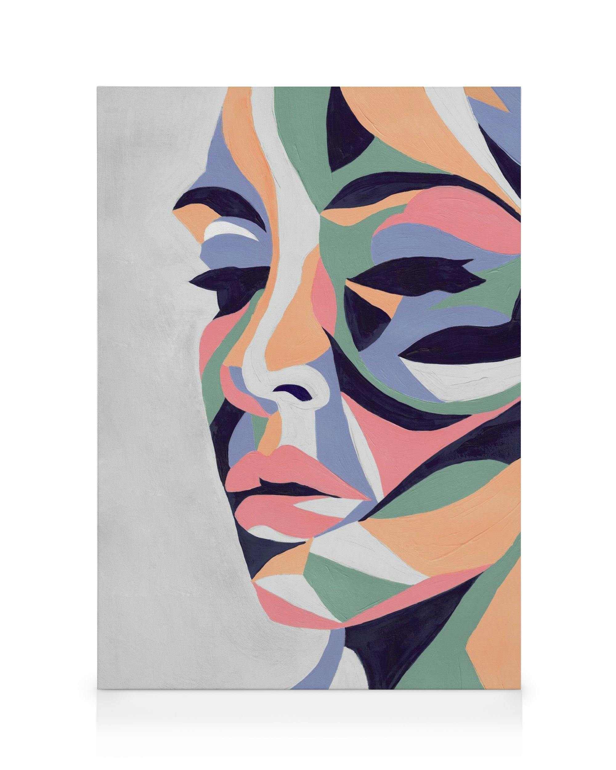 Leinwandbilder Colorful Portrait Acrylic Leinwandbild (30x40 cm)