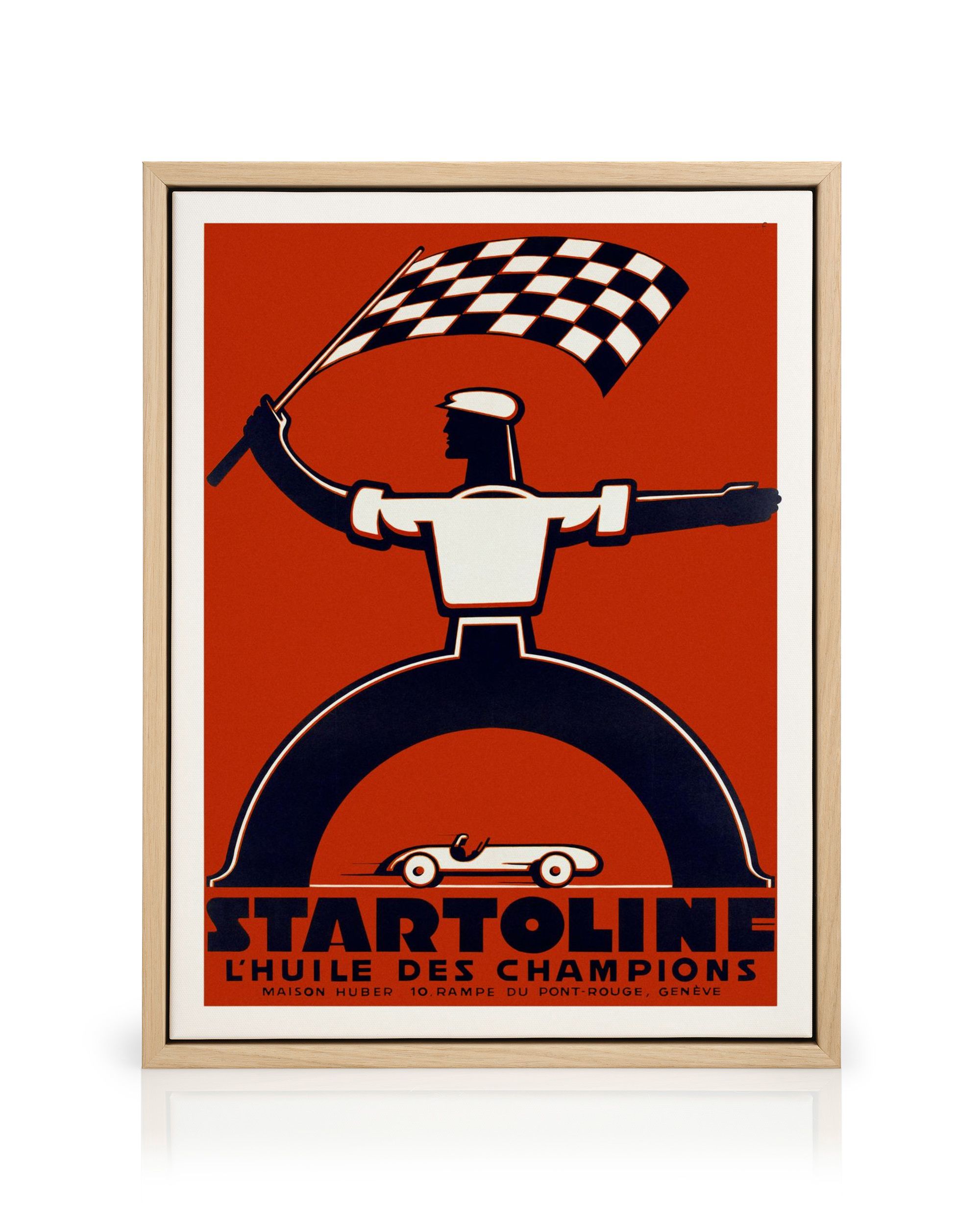Startoline Canvas Print – Retro Racing Wall Art | Desenio