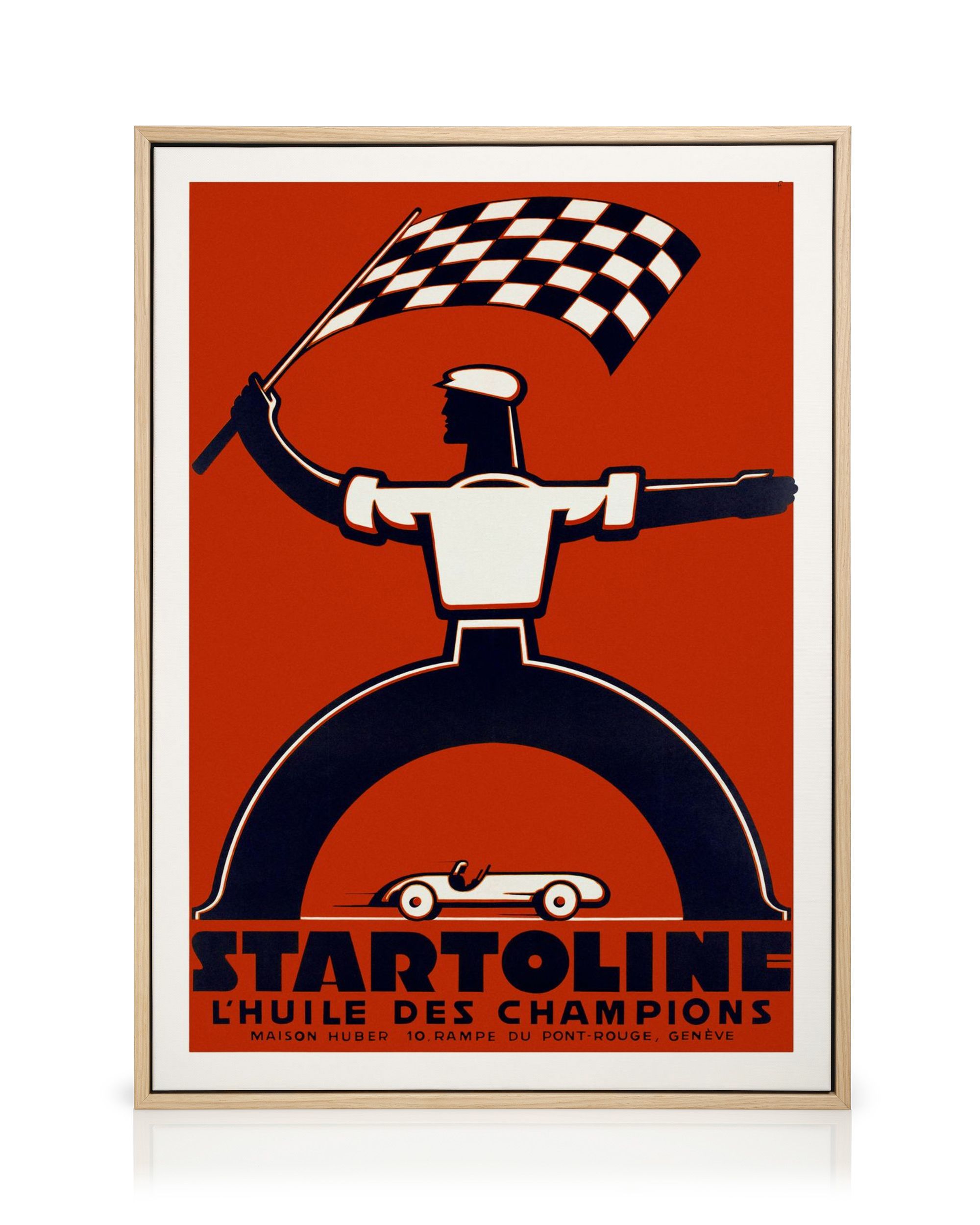 Startoline Canvas Print – Retro Racing Wall Art | Desenio