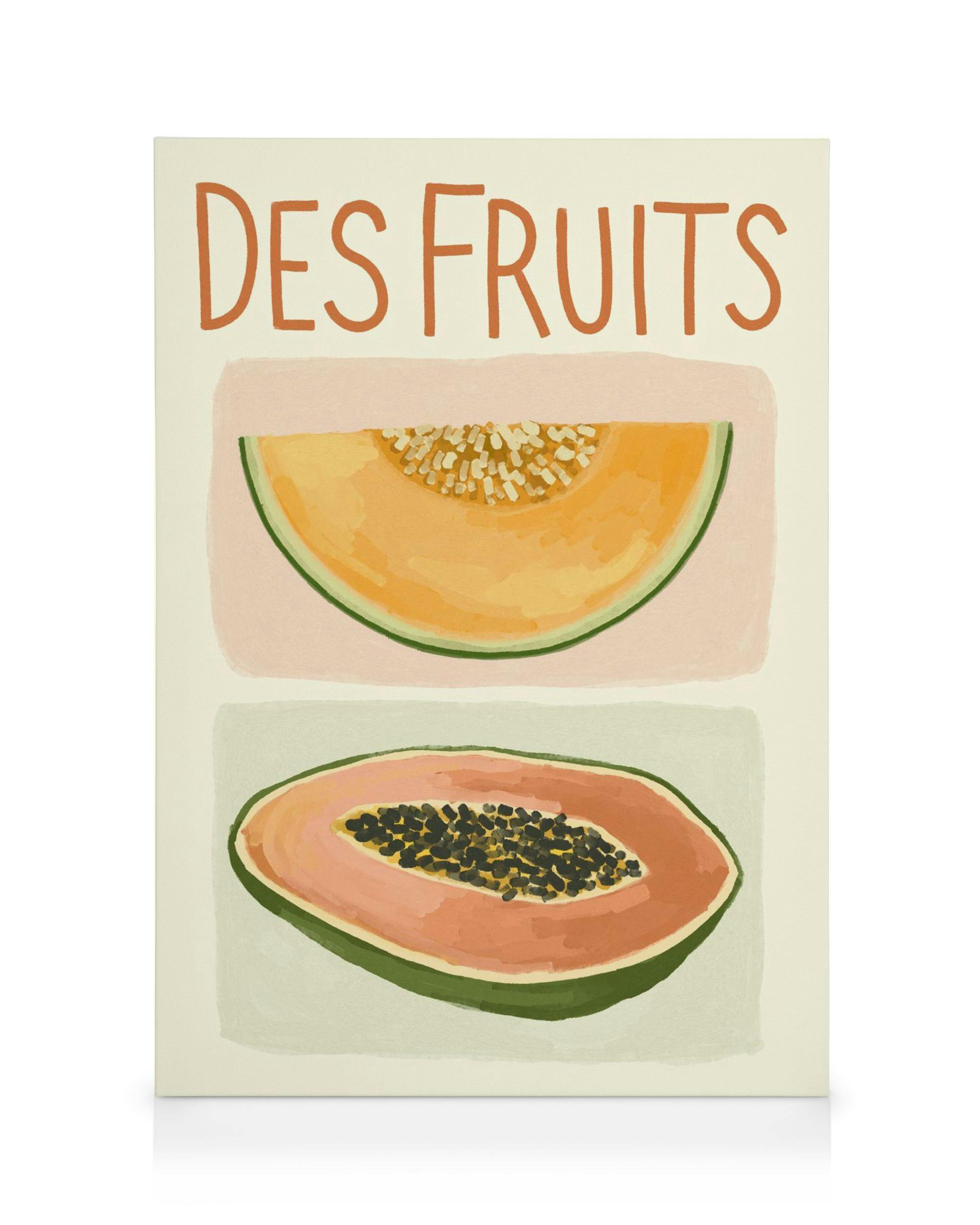 Canvas Schilderijen Des Fruits Canvas (50x70 cm)