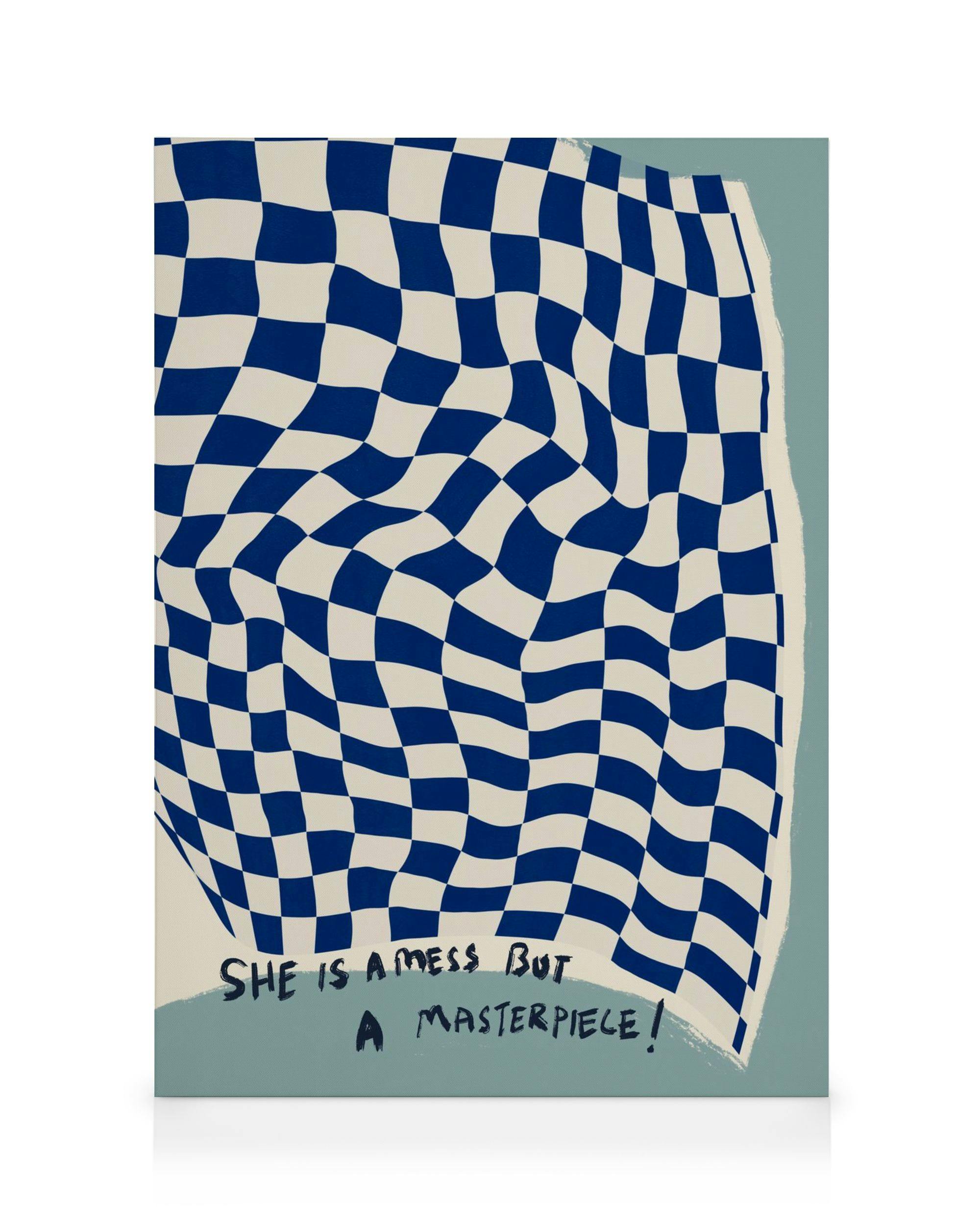 Canvas Prints She is a Mess but a Masterpiece Canvas print (30x40 cm)
