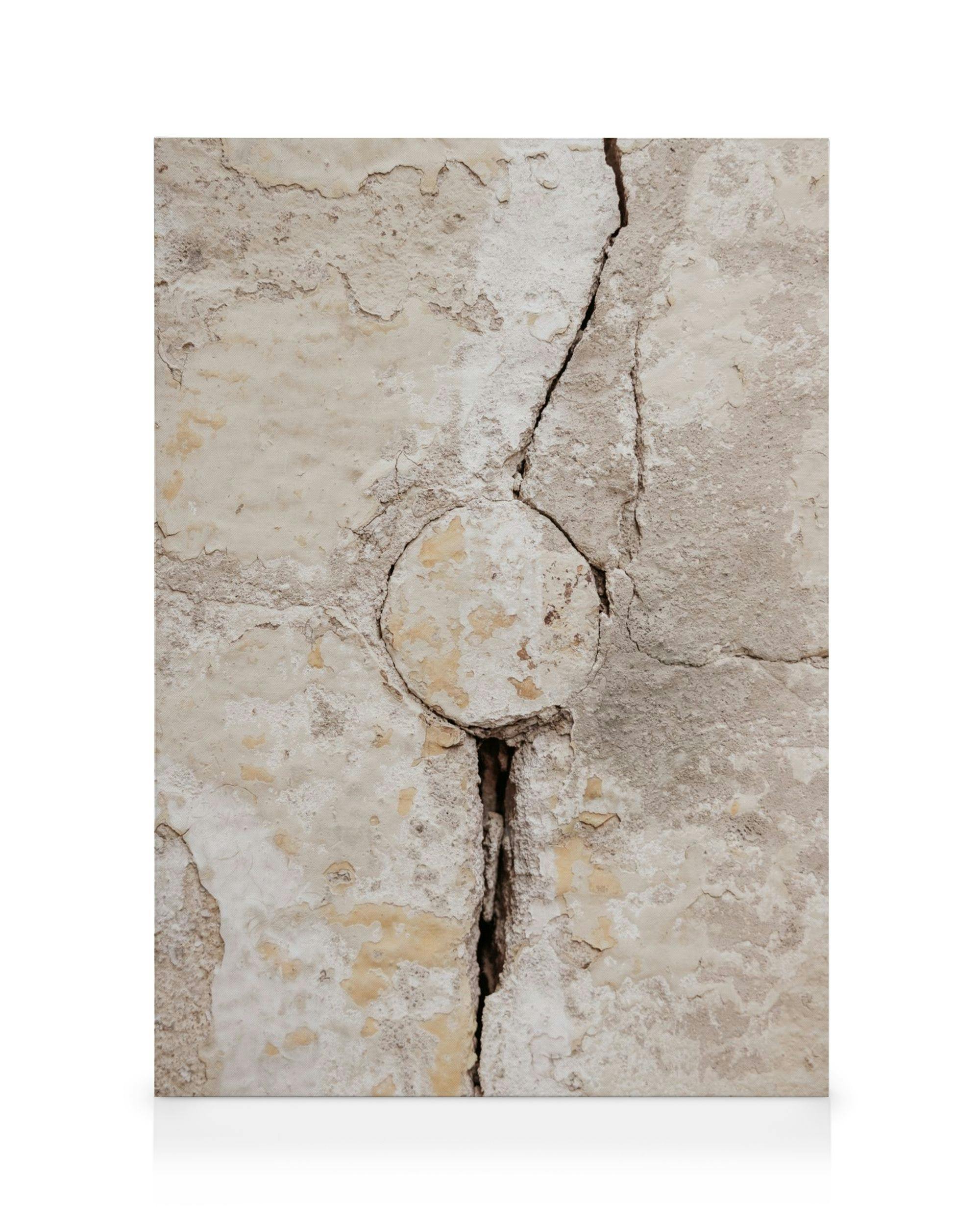 Canvas Prints Raw Concrete Wall No3 Canvas print (30x40 cm - Oak Frame)