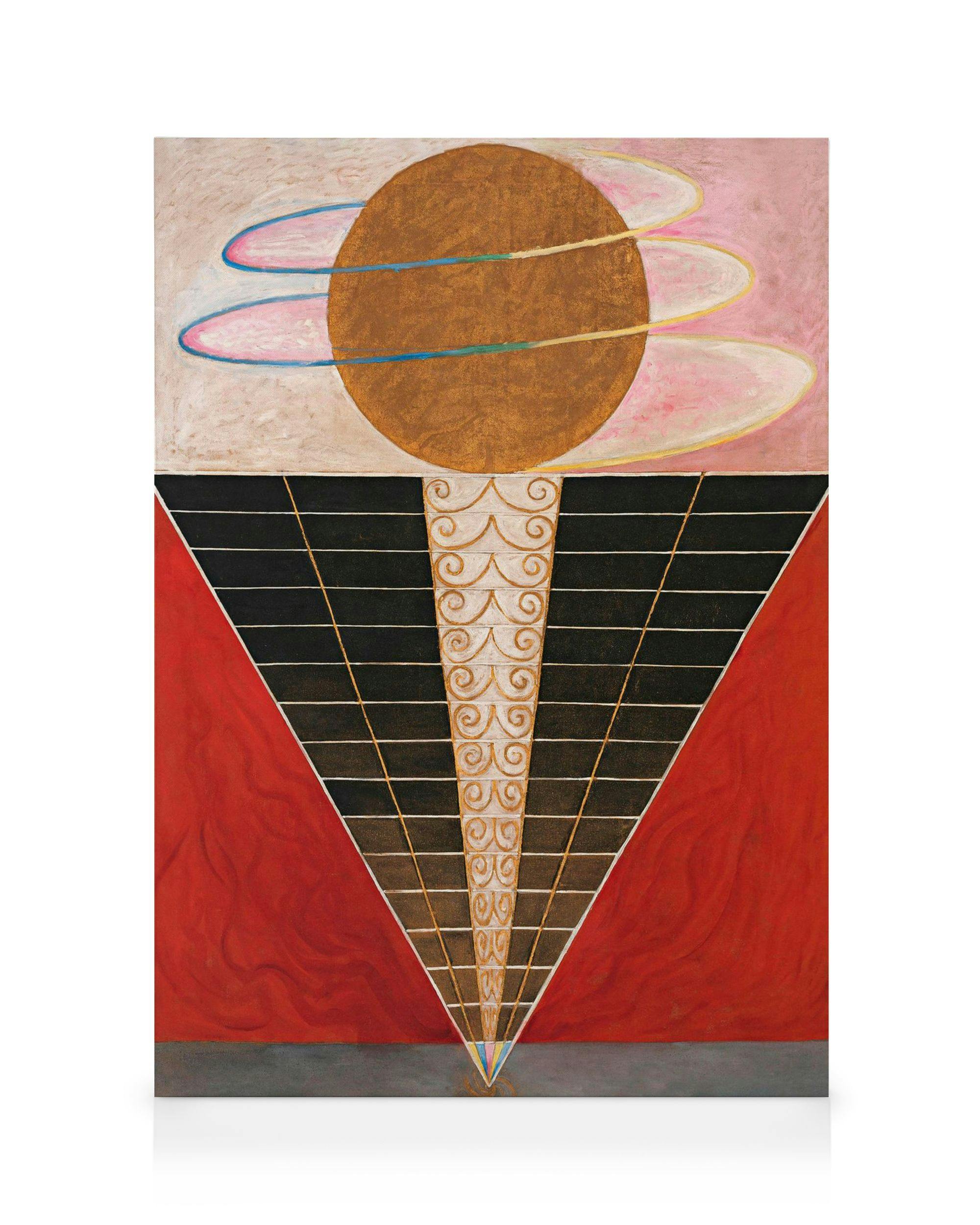 Canvas Prints Canvas print - Group X, No. 2, Altarpiece by Hilma of Klint (50x70 cm)