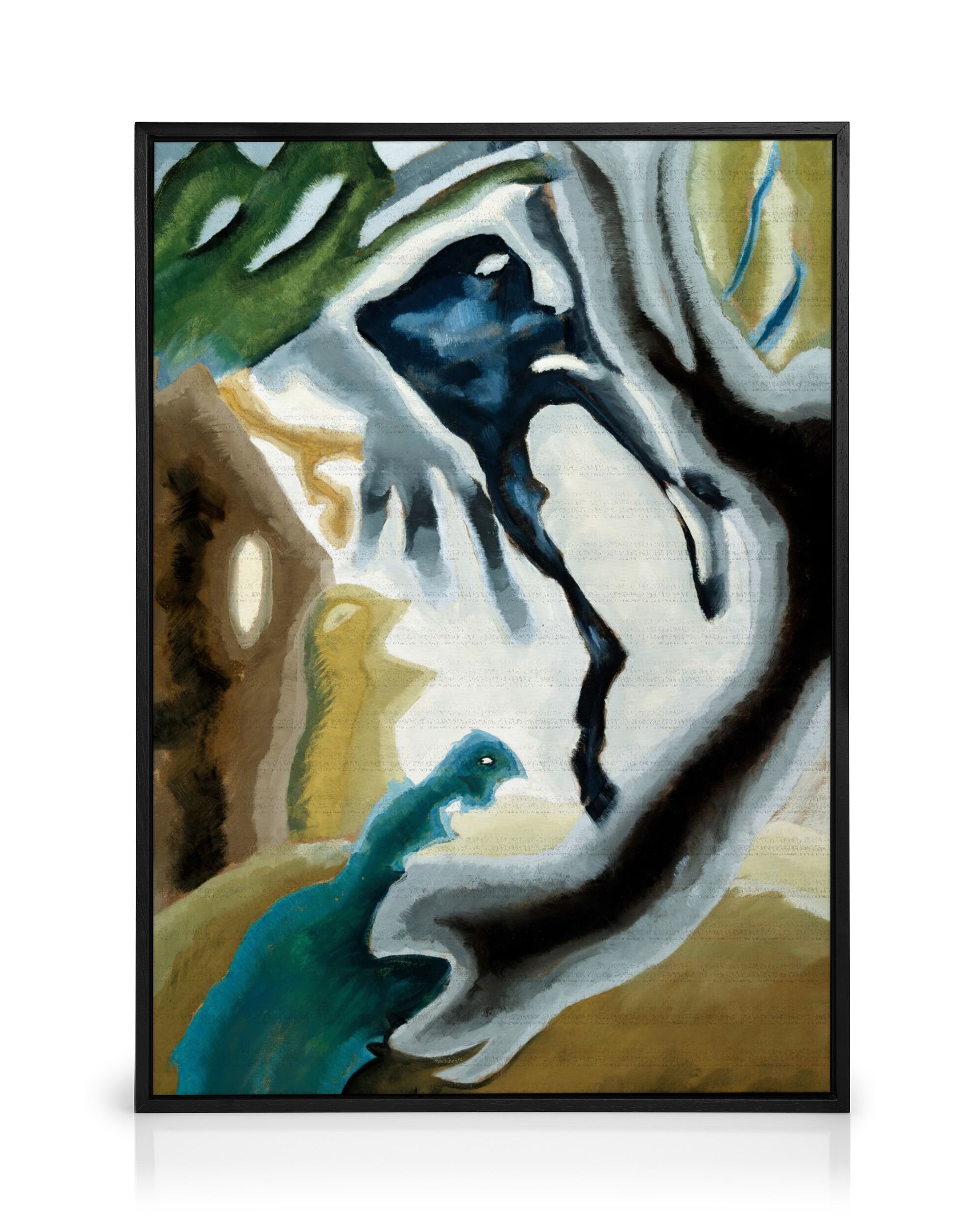Dove、Lake Afternoon、希少画集画、新品額付 Arthur Dove - Barnyard Fantasy Canvas Print | Desenio
