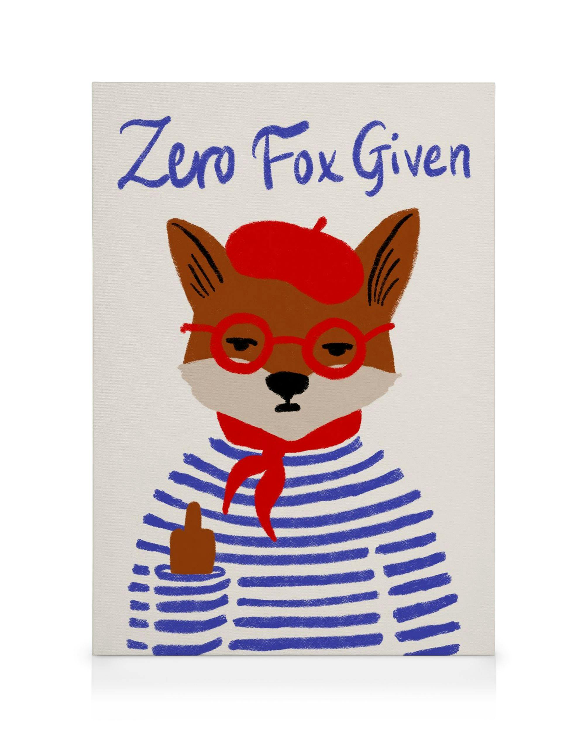 Zero Fox Given Lerret (30x40 cm)
