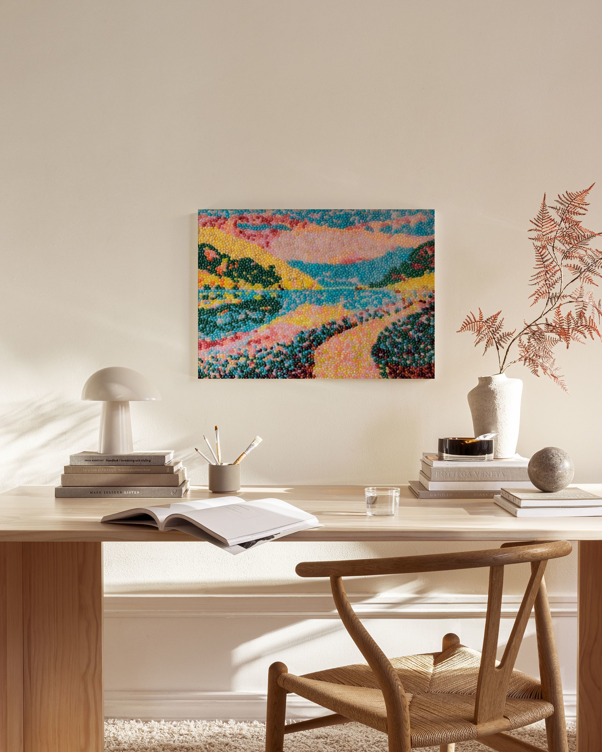 Candy Garden Canvas Print – Colourful Abstract Wall Art | Desenio