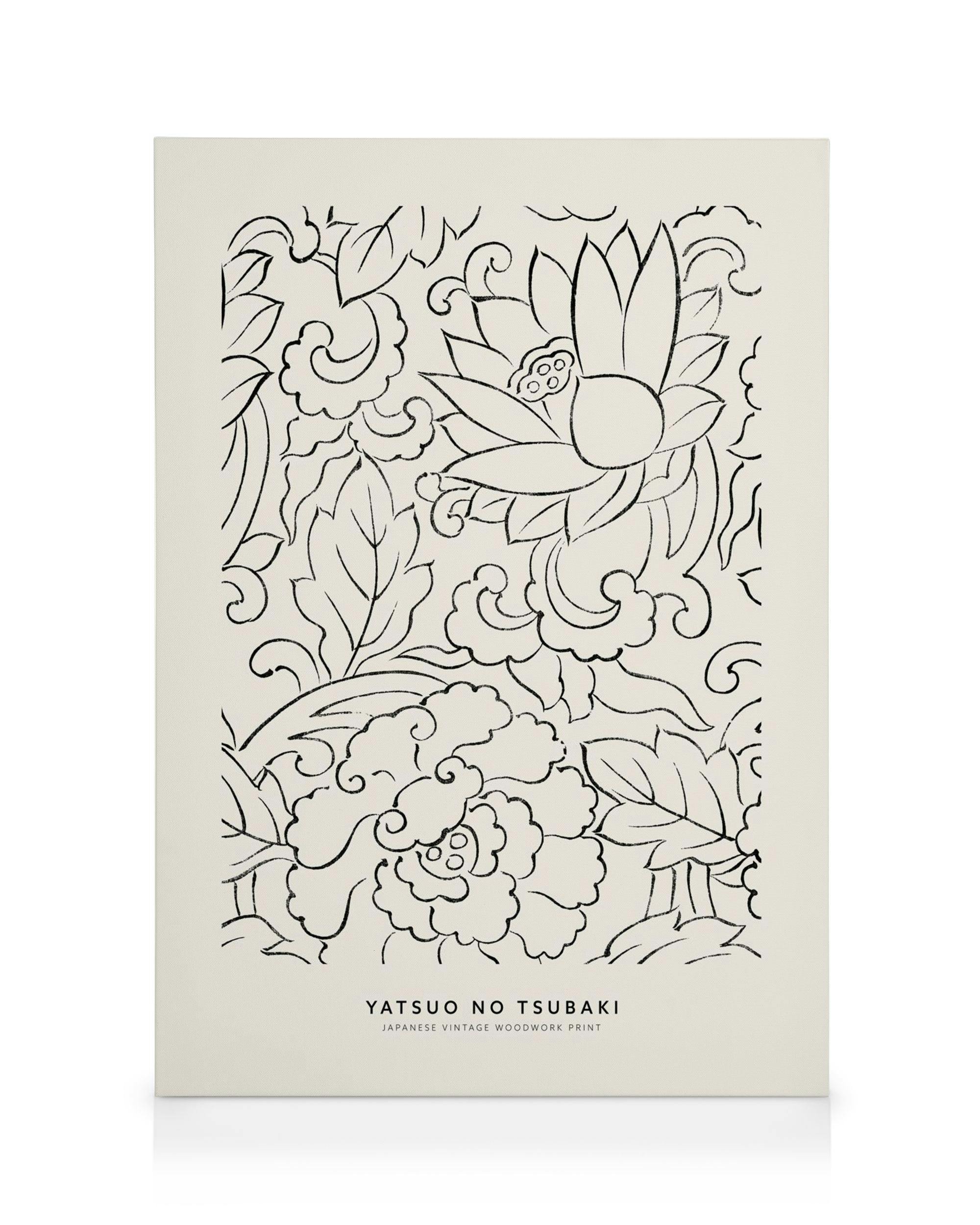 Taguchi Tomoki - Yatsuo No Tsubaki No1 Lerret (50x70 cm)