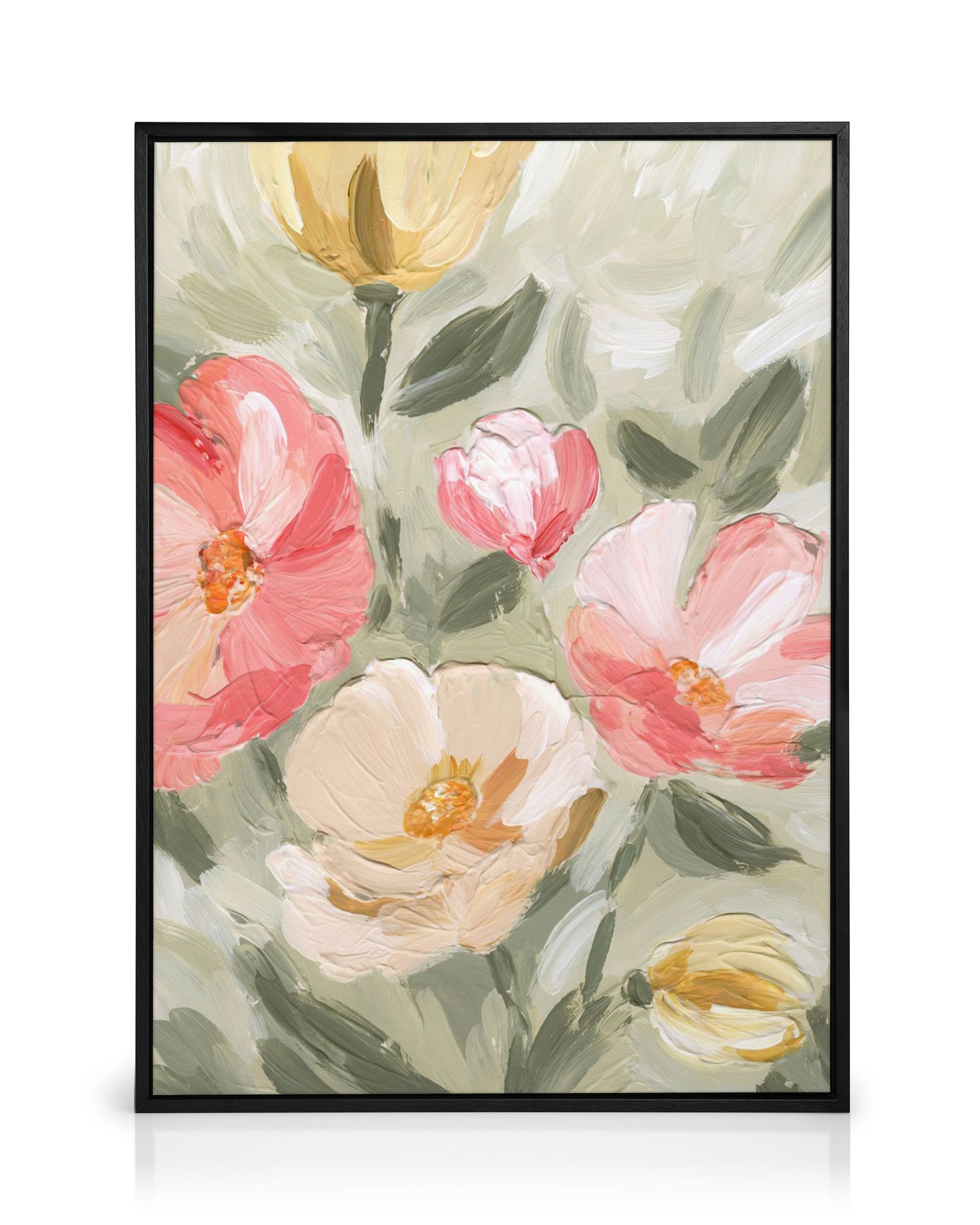 Painted Blossom No1 Canvas Print – Floral Wall Art | Desenio