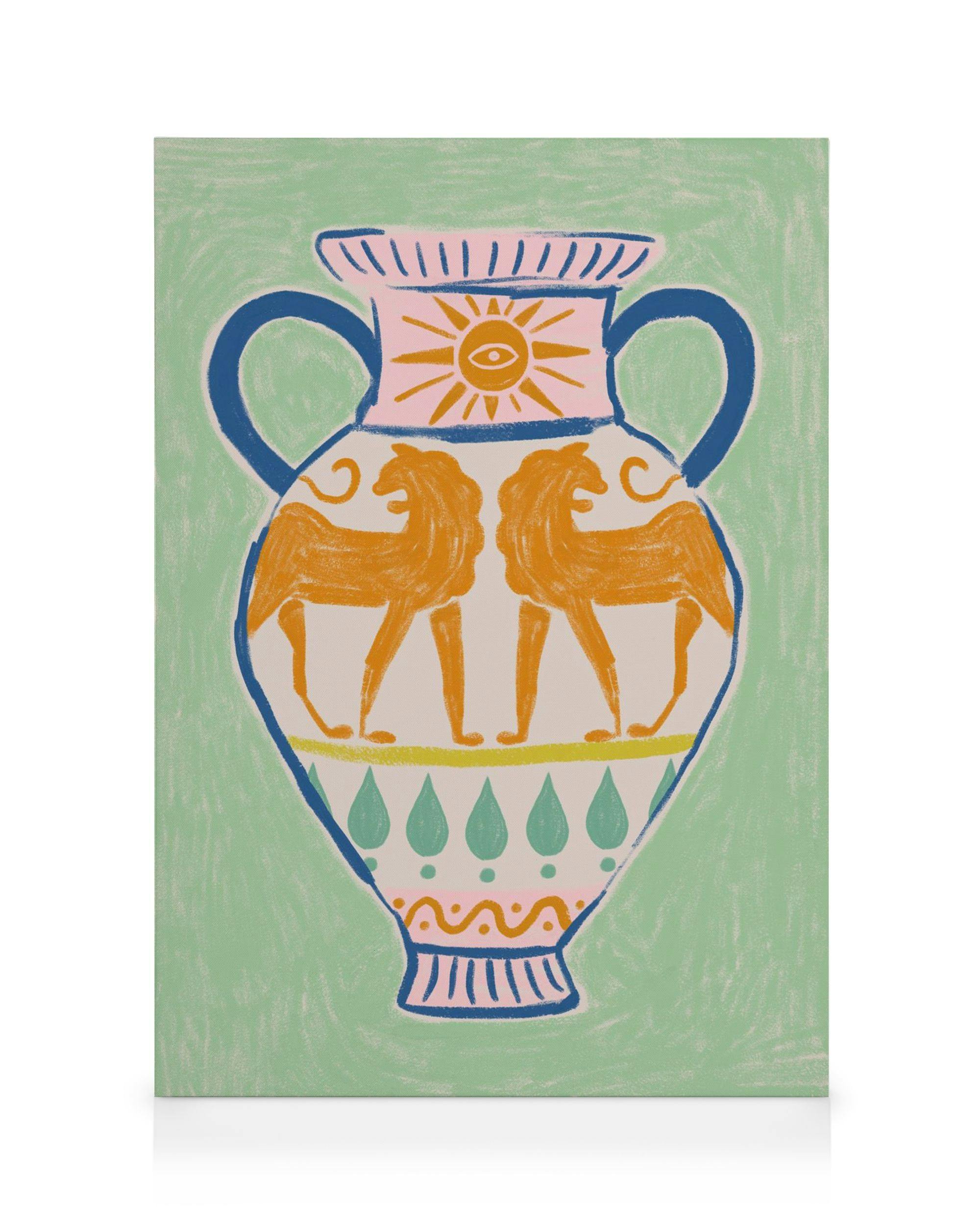 Canvas Prints Antique Vase Canvas print (30x40 cm)