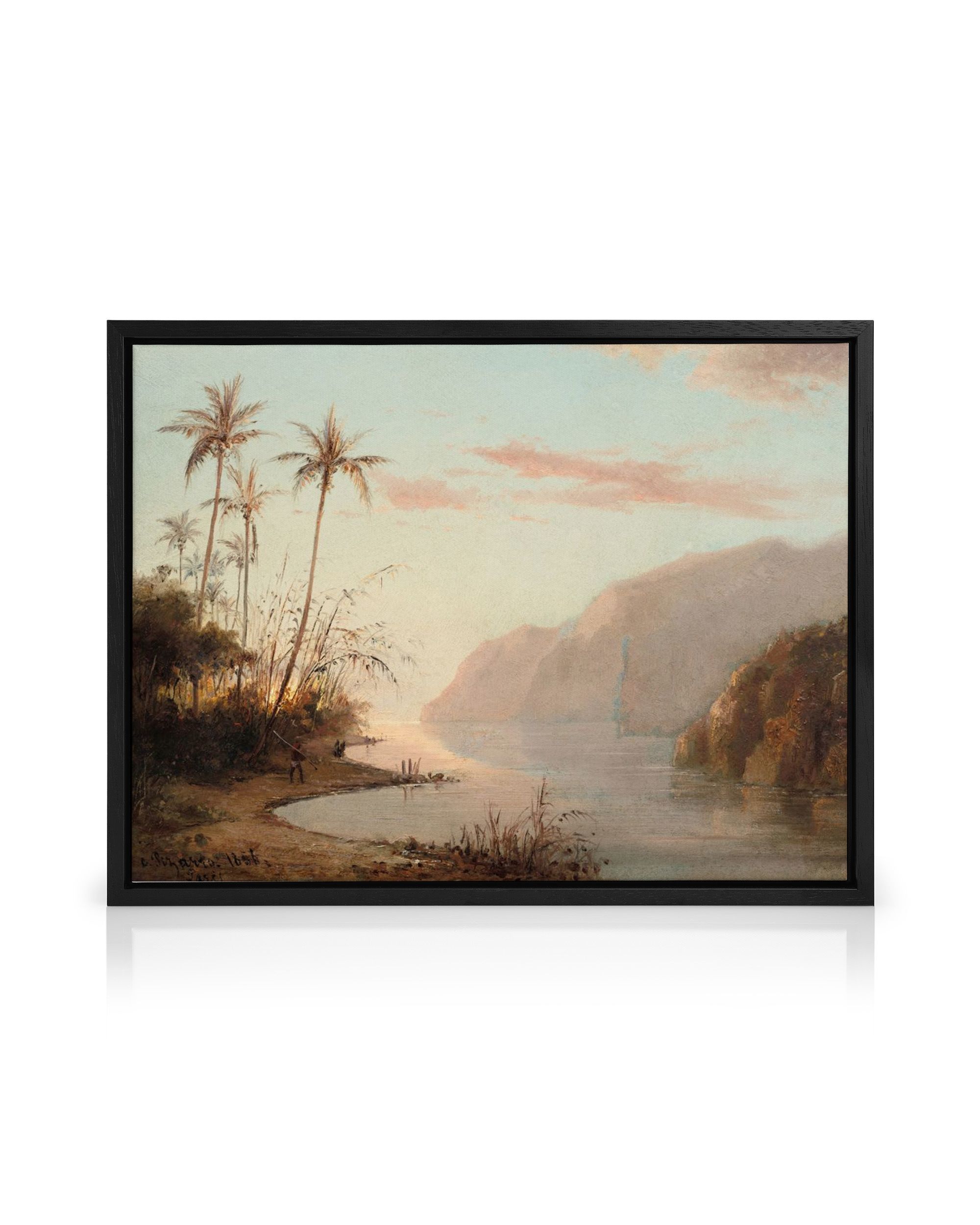 Camille Pissarro Canvas Print – A Creek in St. Thomas Wall Art
