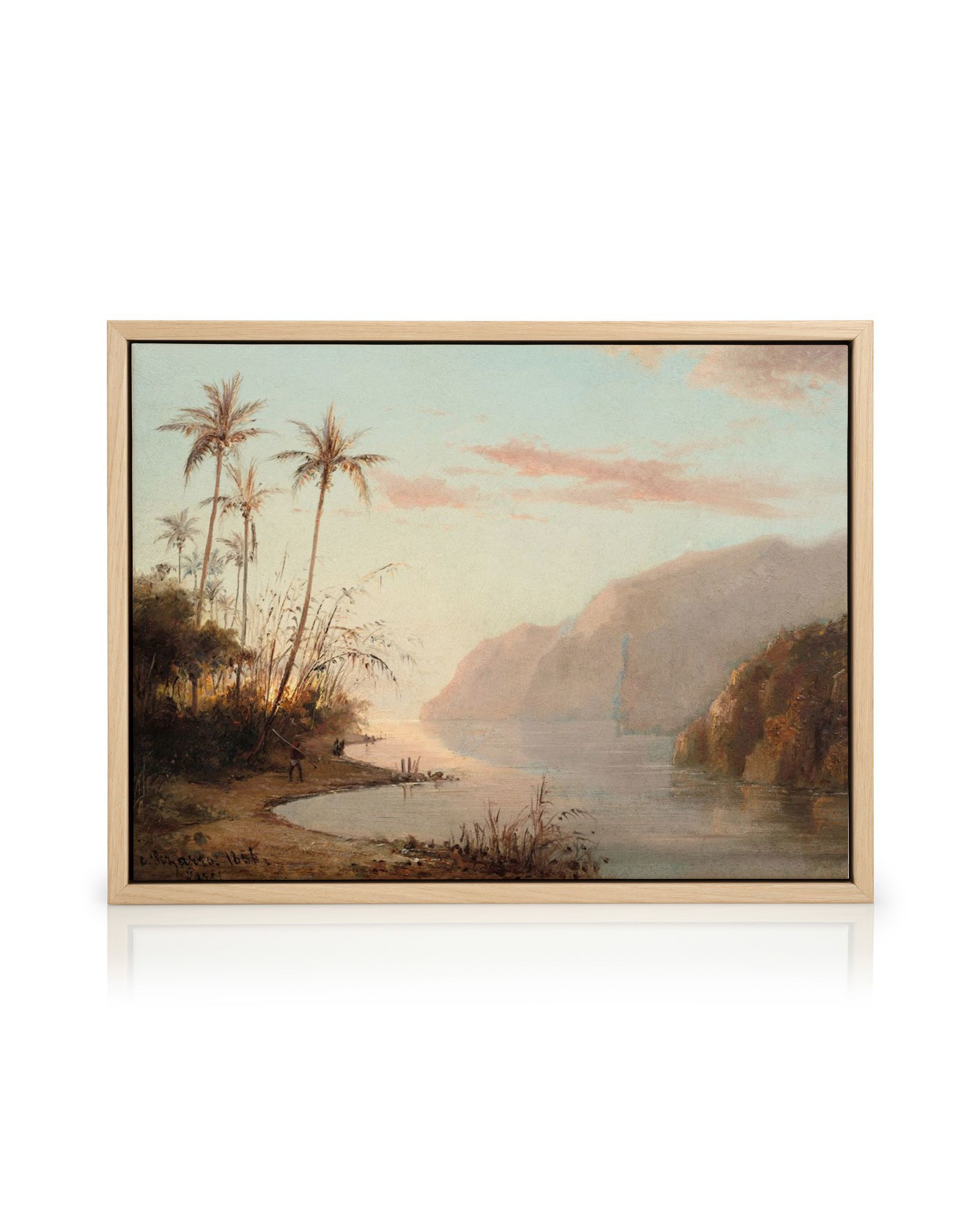Camille Pissarro Canvas Print – A Creek in St. Thomas Wall Art
