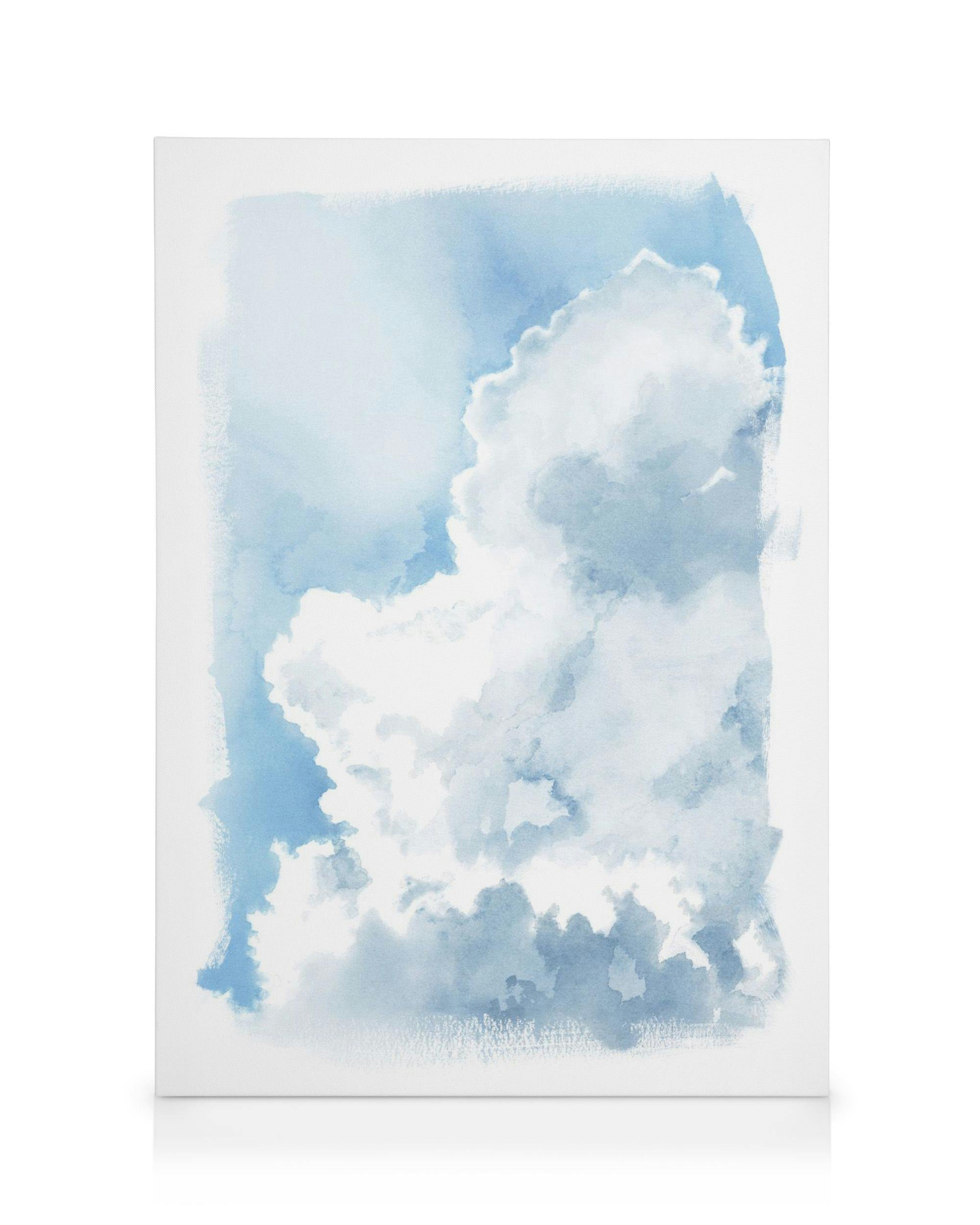 Leinwandbilder Up in the Clouds Leinwandbild (30x40 cm - Eichenrahmen)