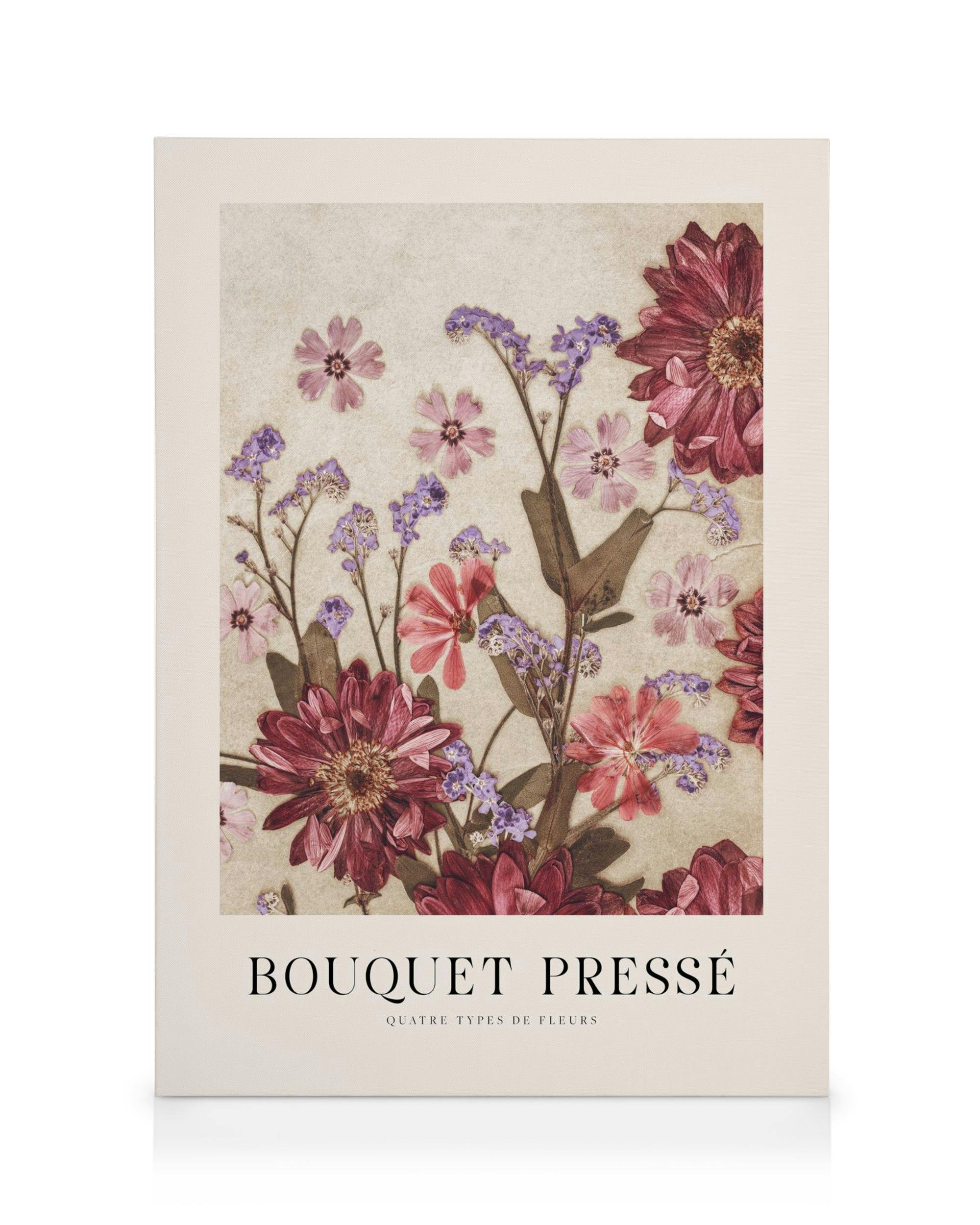 Canvas Prints Vintage Pressed Bouquet Canvas print (30x40 cm)
