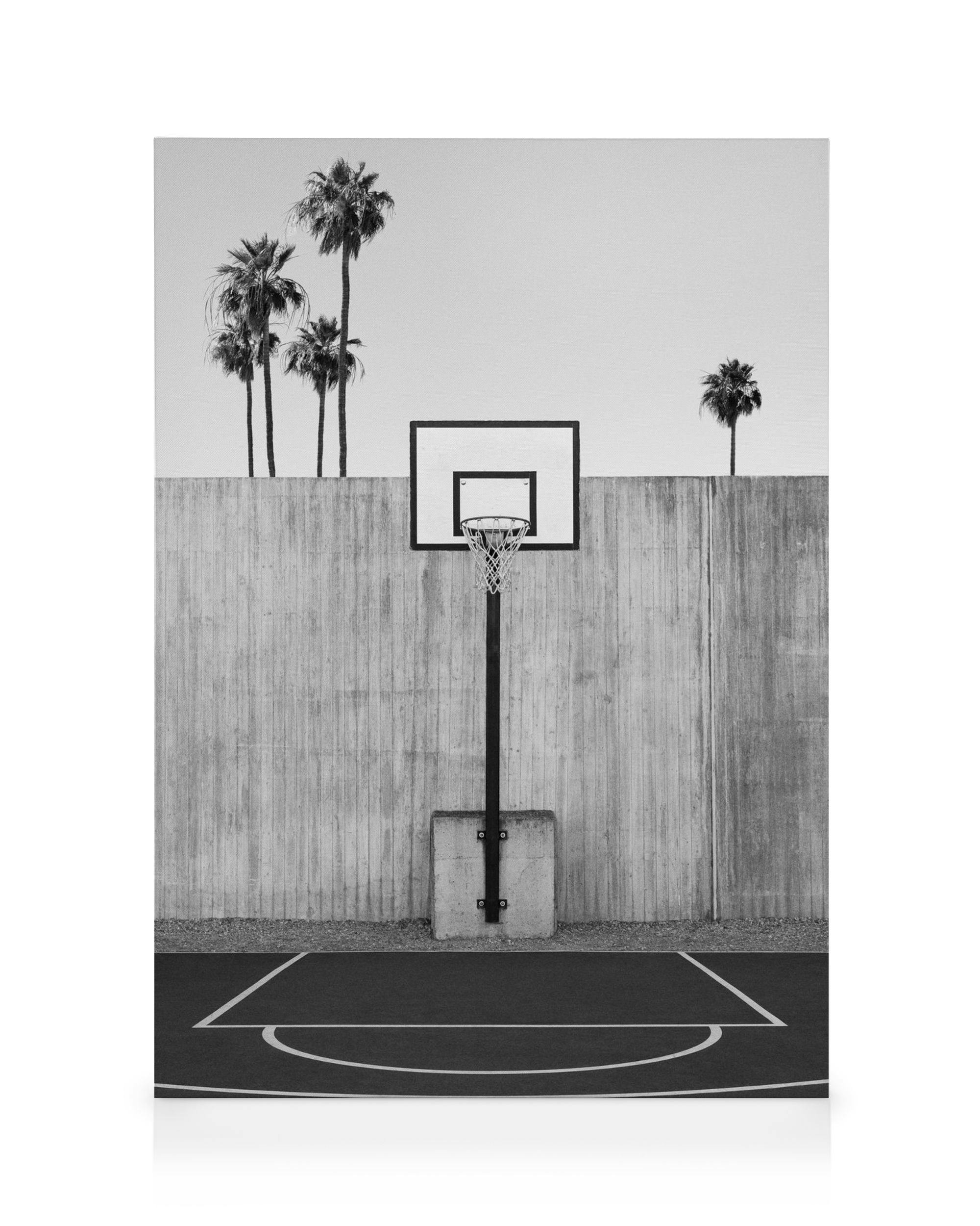 Canvas Prints California Basketball Court Canvas print (50x70 cm - Black Frame)
